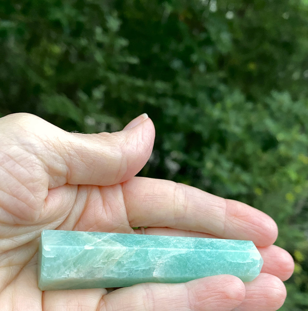 Amazonite Point Wand  Balance Communication 31744S