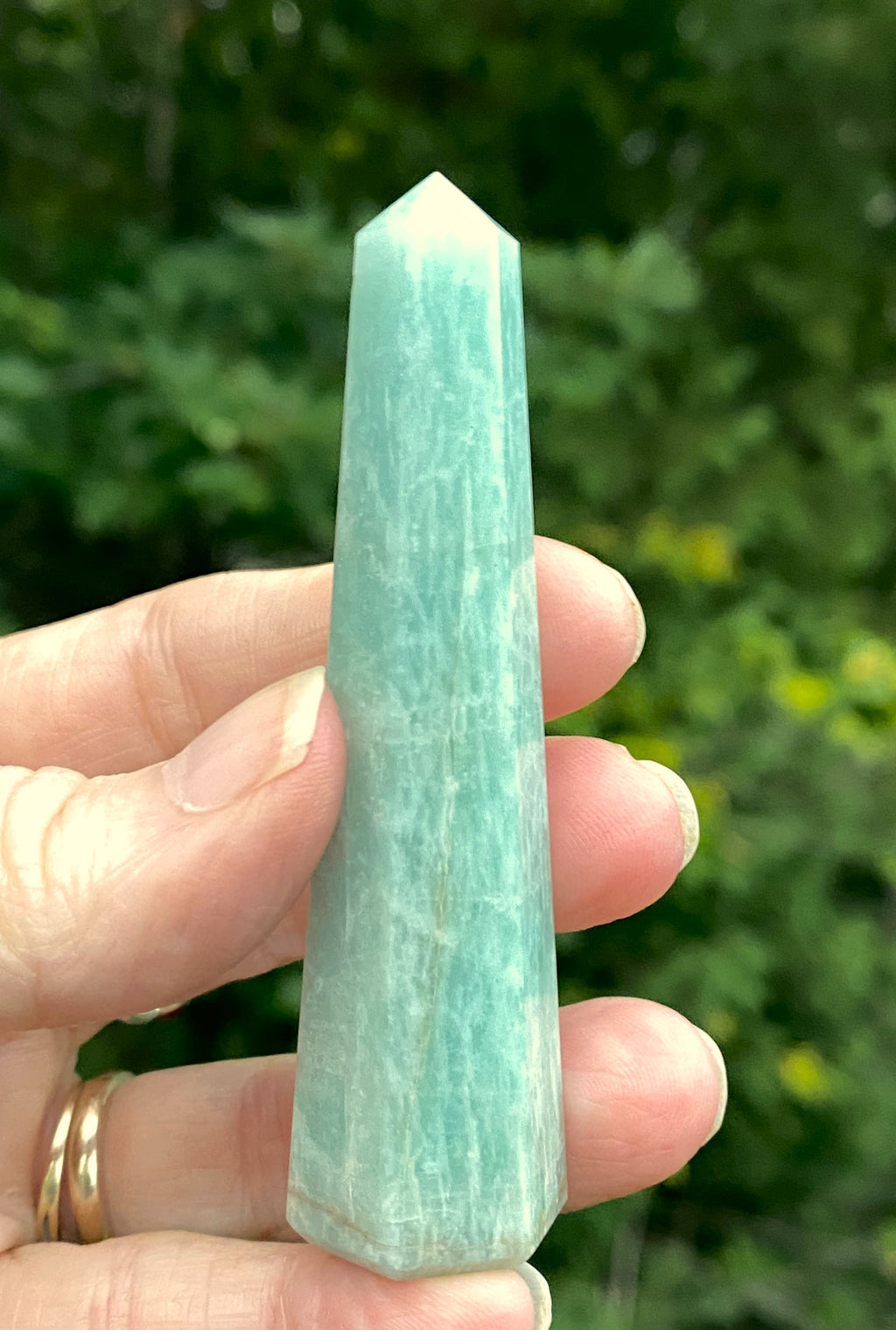 Amazonite Point Wand  Balance Communication 31745S