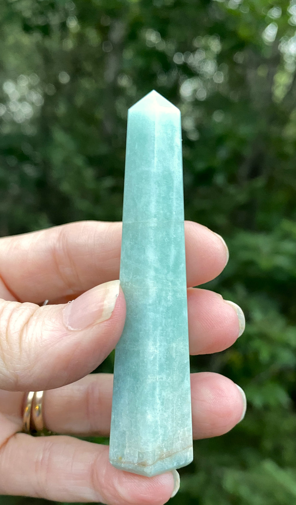 Amazonite Point Wand  Balance Communication 31745S