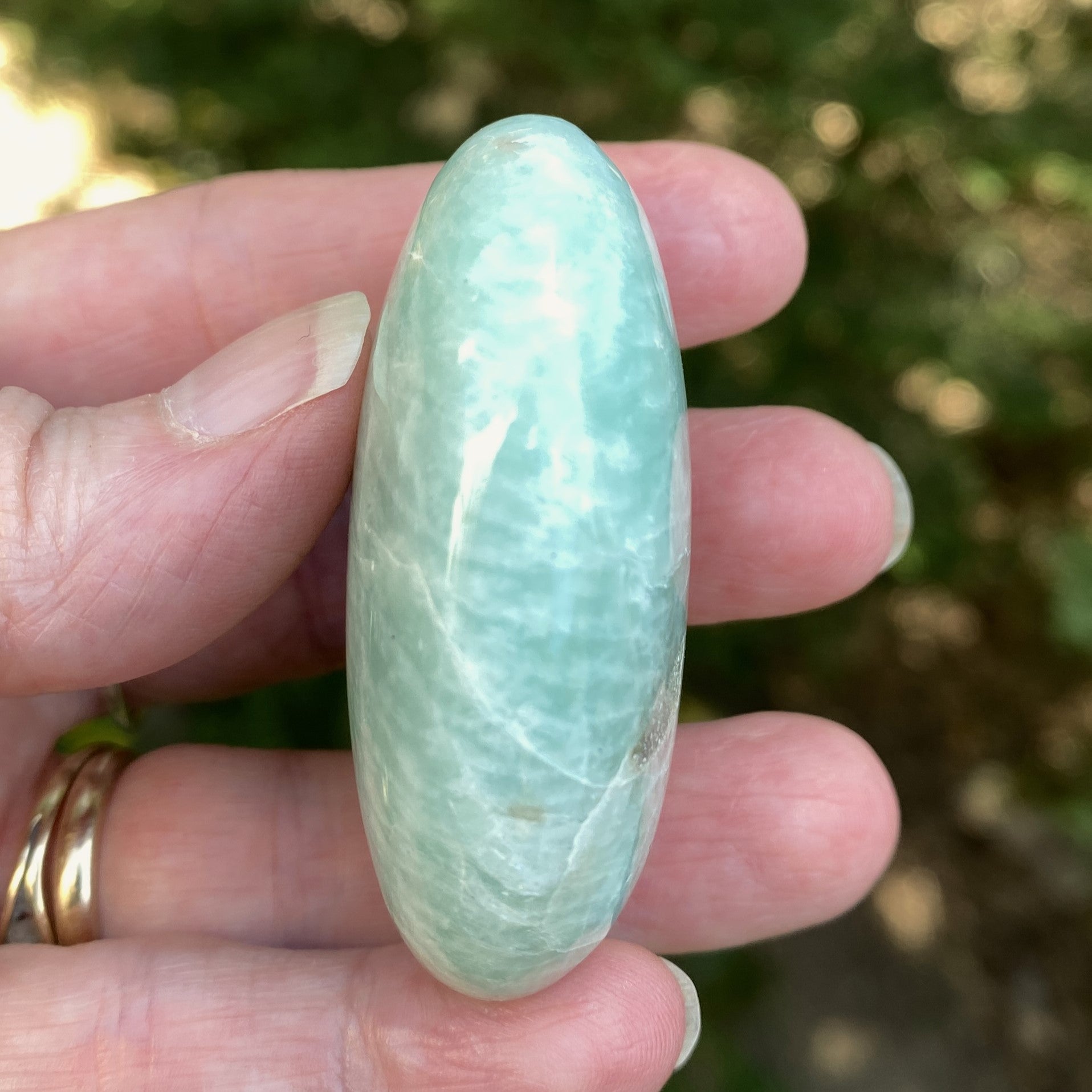 Amazonite Palm Stone  Balance Communication 31751S