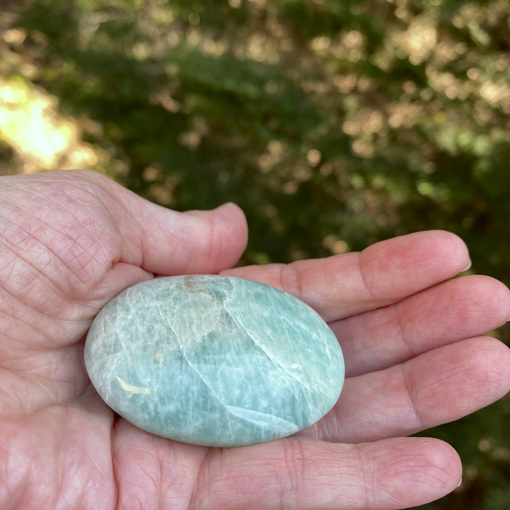 Amazonite Palm Stone  Balance Communication 31751S