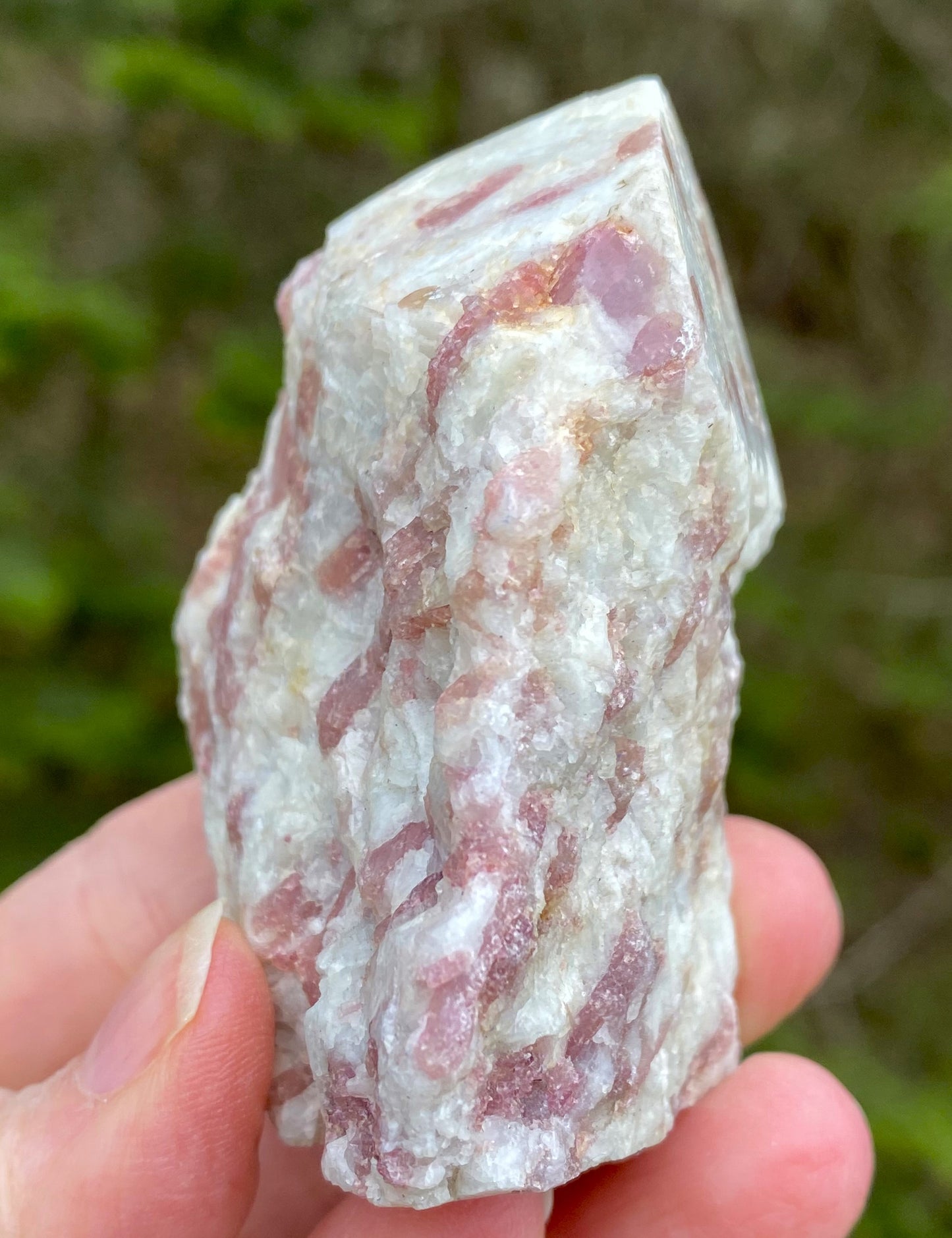 Rubellite Pink Tourmaline  Raw & Polished  Point   Peace Protection 29433S