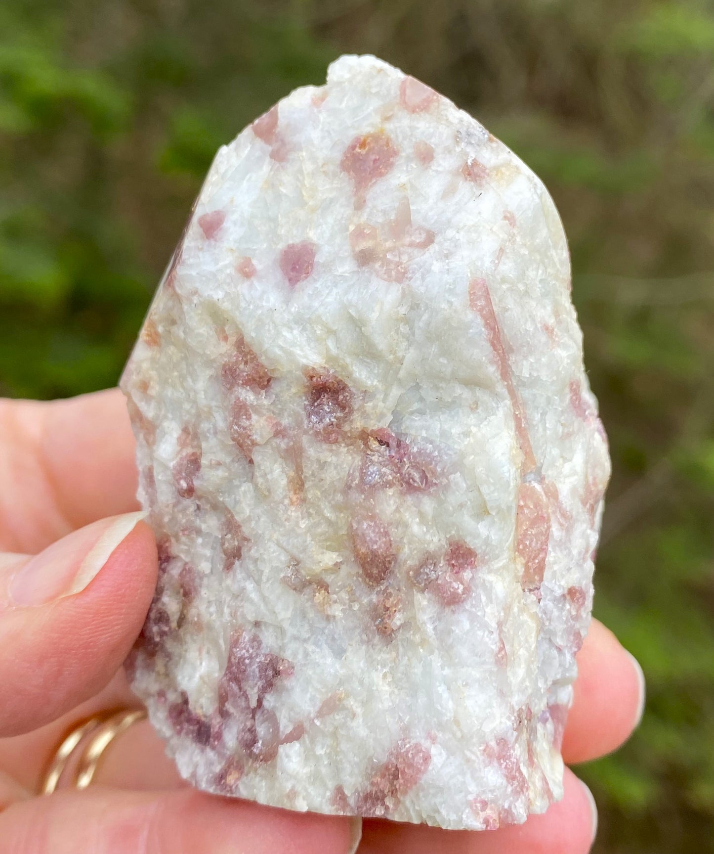 Rubellite Pink Tourmaline  Raw & Polished  Point   Peace Protection 29433S