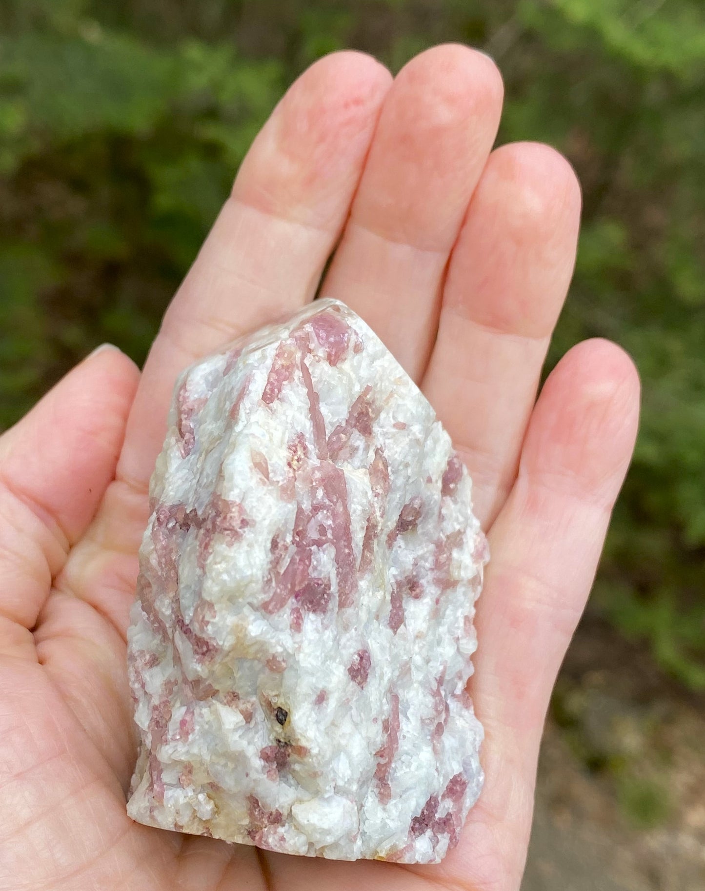 Rubellite Pink Tourmaline  Raw & Polished  Point   Peace Protection 29433S