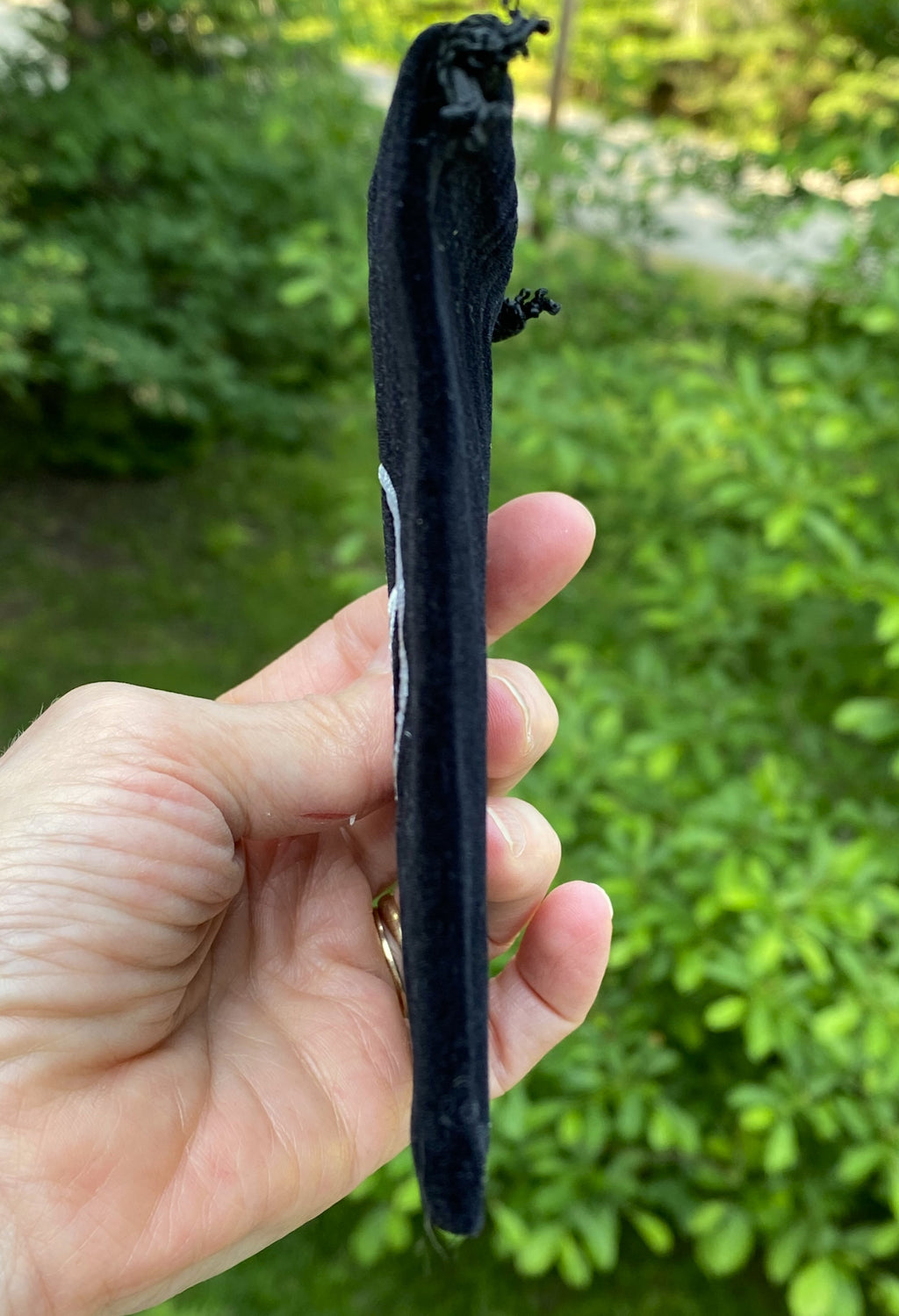 Pentacle 4" x 4" Black Velvet Medicine Bag Pouch Embroidered  Design 30371S