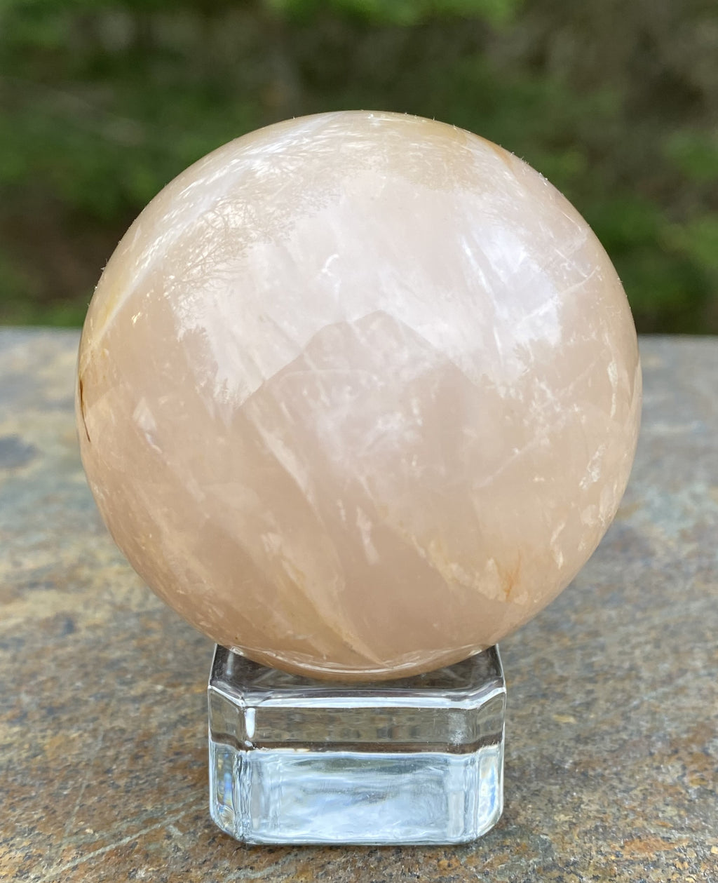 Golden Healer & Rose Quartz Sphere  Love Compassion Healing 30747S