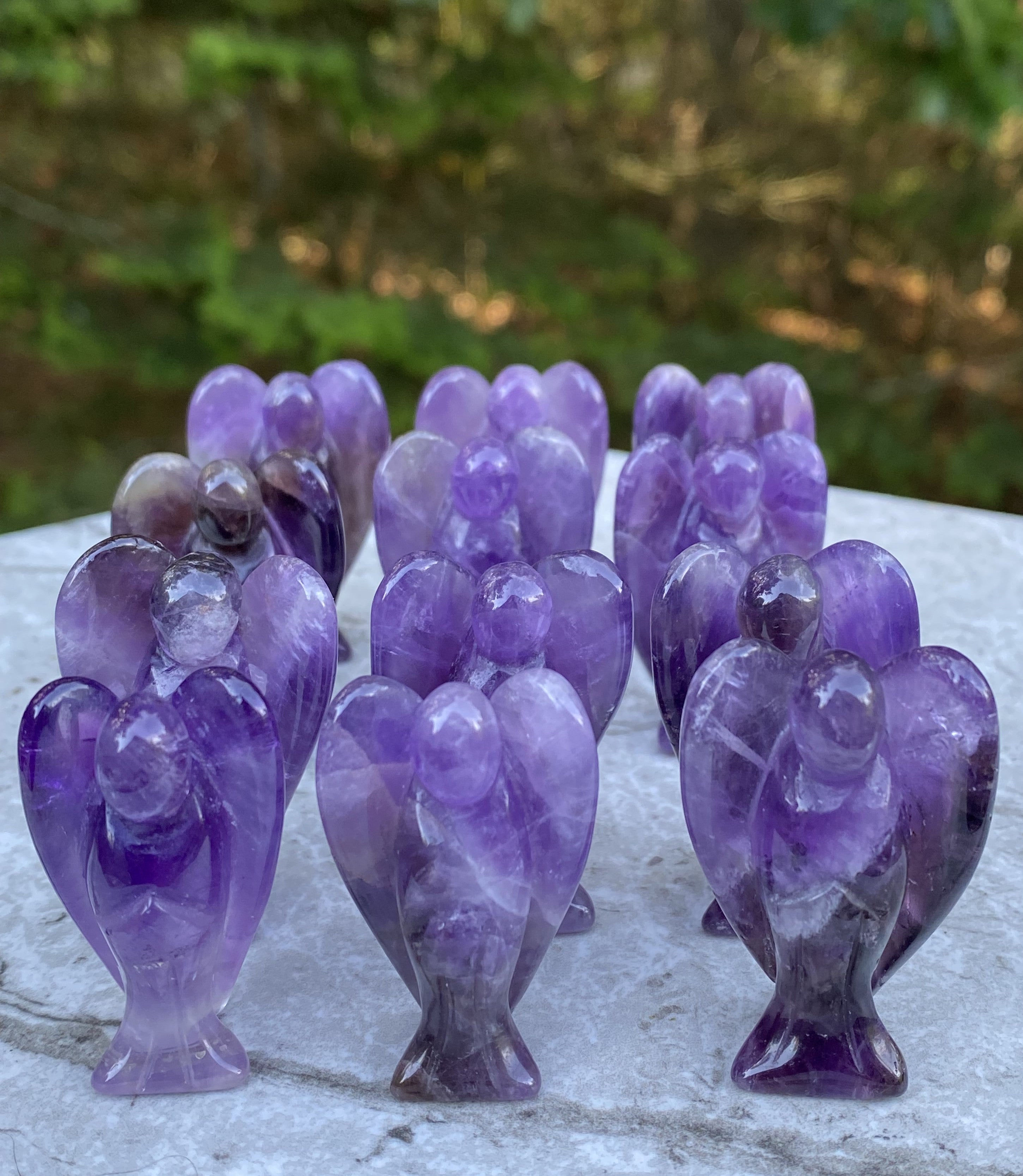 Angel Figurine  Amethyst  Healing Protection 31608S