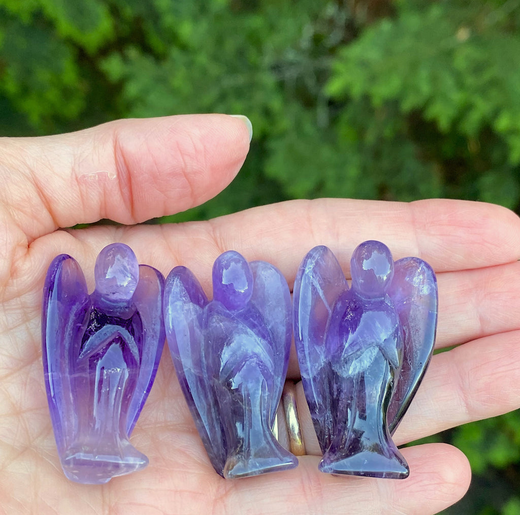 Angel Figurine  Amethyst  Healing Protection 31608S