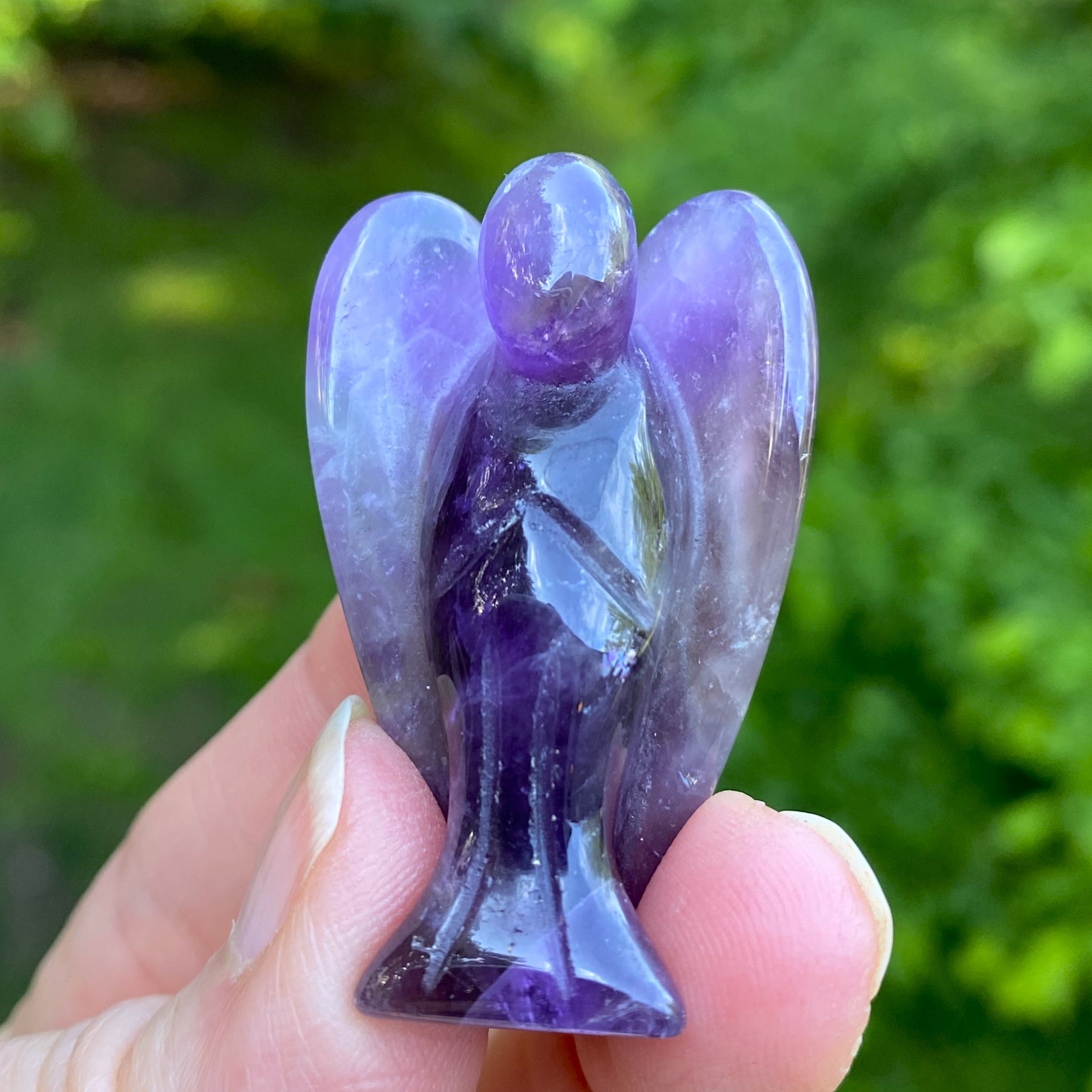 Angel Figurine  Amethyst  Healing Protection 31608S