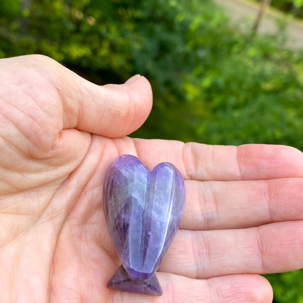 Angel Figurine  Amethyst  Healing Protection 31608S