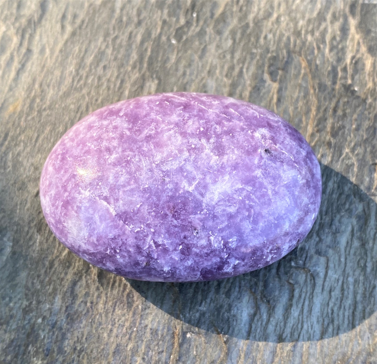 Lepidolite Small Palm Stone  Emotional Balance Calm 28799S