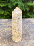 Crazy Lace Agate  Yellow Tower Point   Protection Balance 31747S