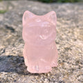Rose Quartz  Kitten Cat  Figurine Love Compassion 30916S