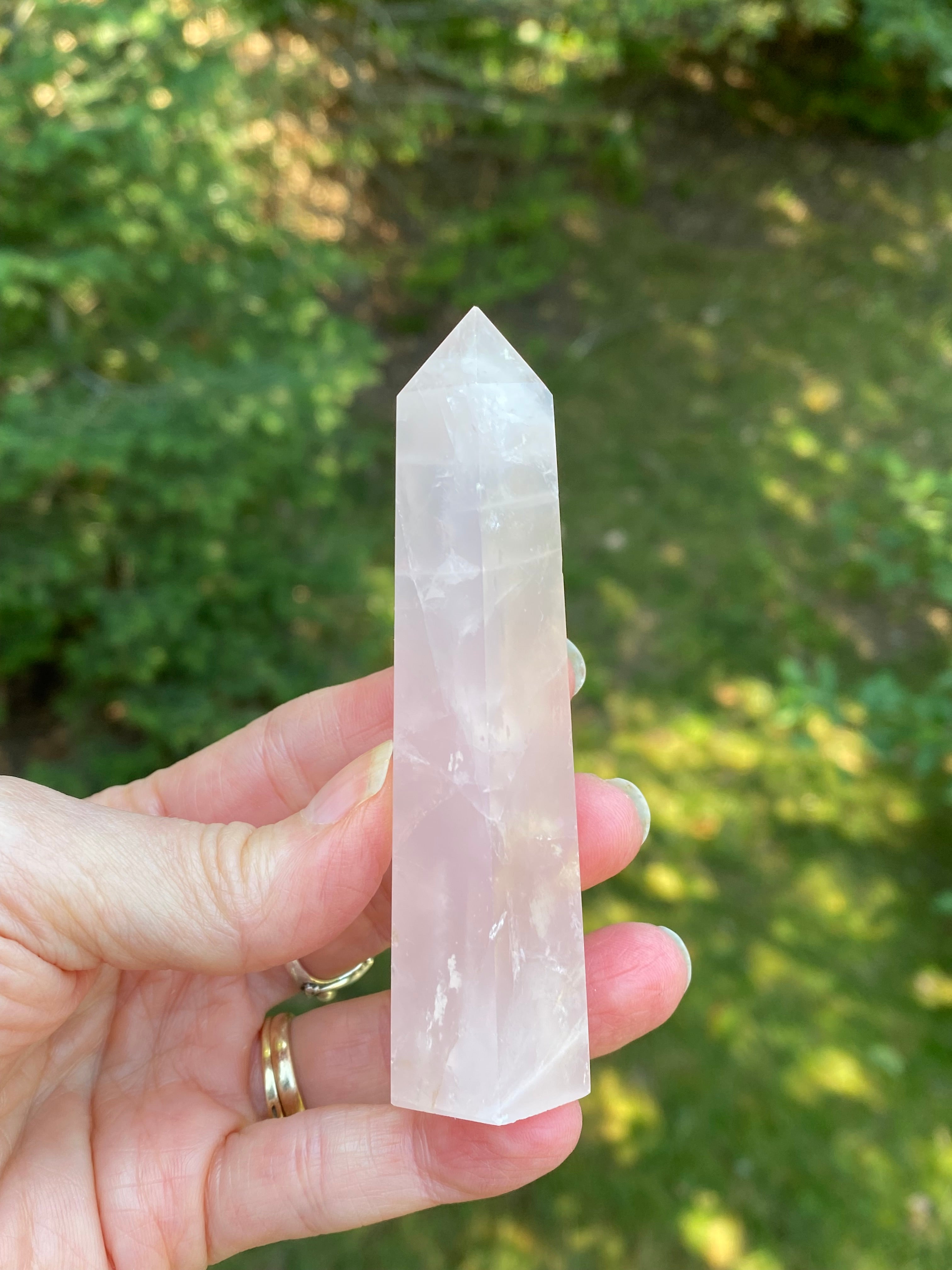 Rose Quartz Point Tower  Love Compassion 30809S