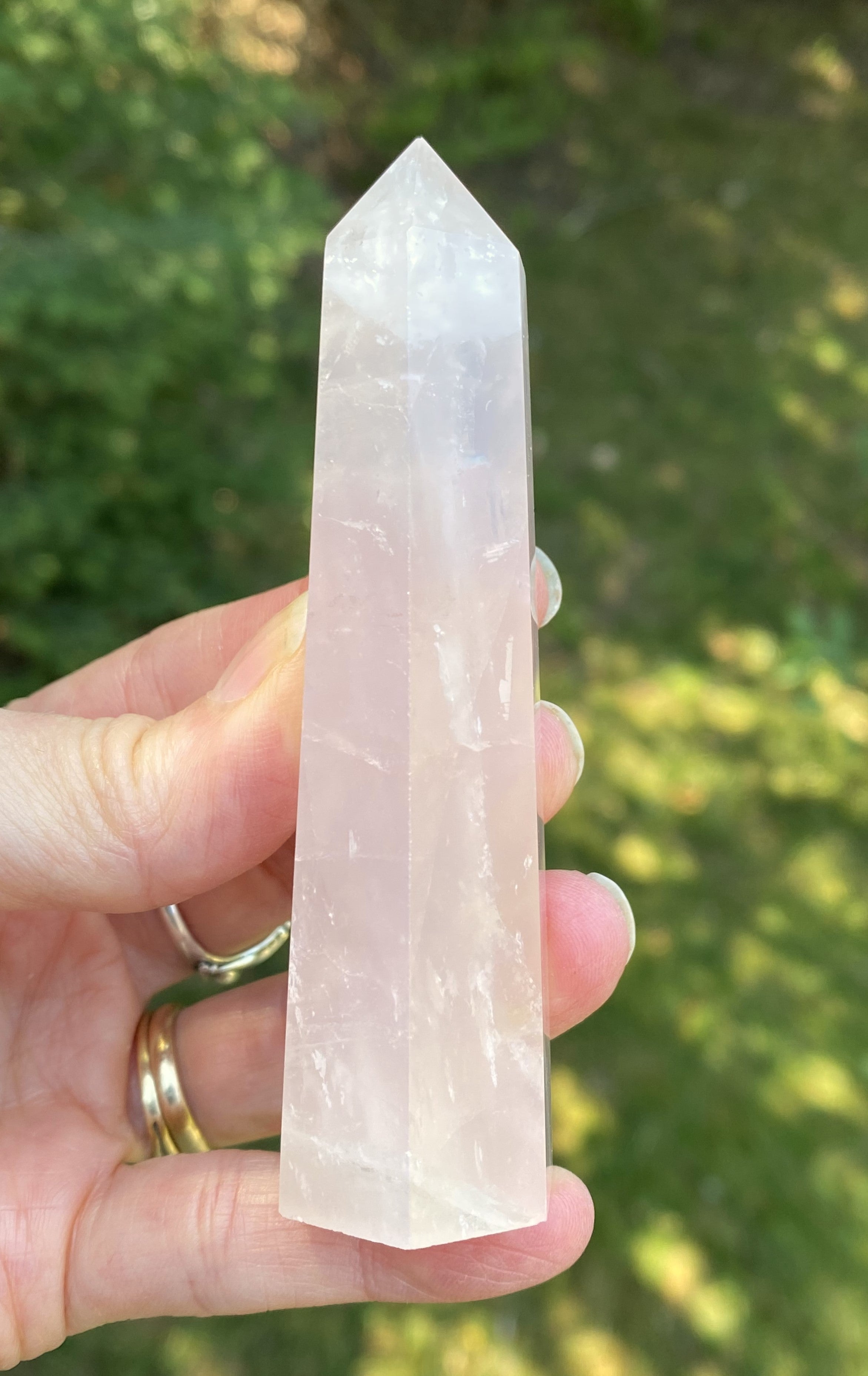 Rose Quartz Point Tower  Love Compassion 30809S