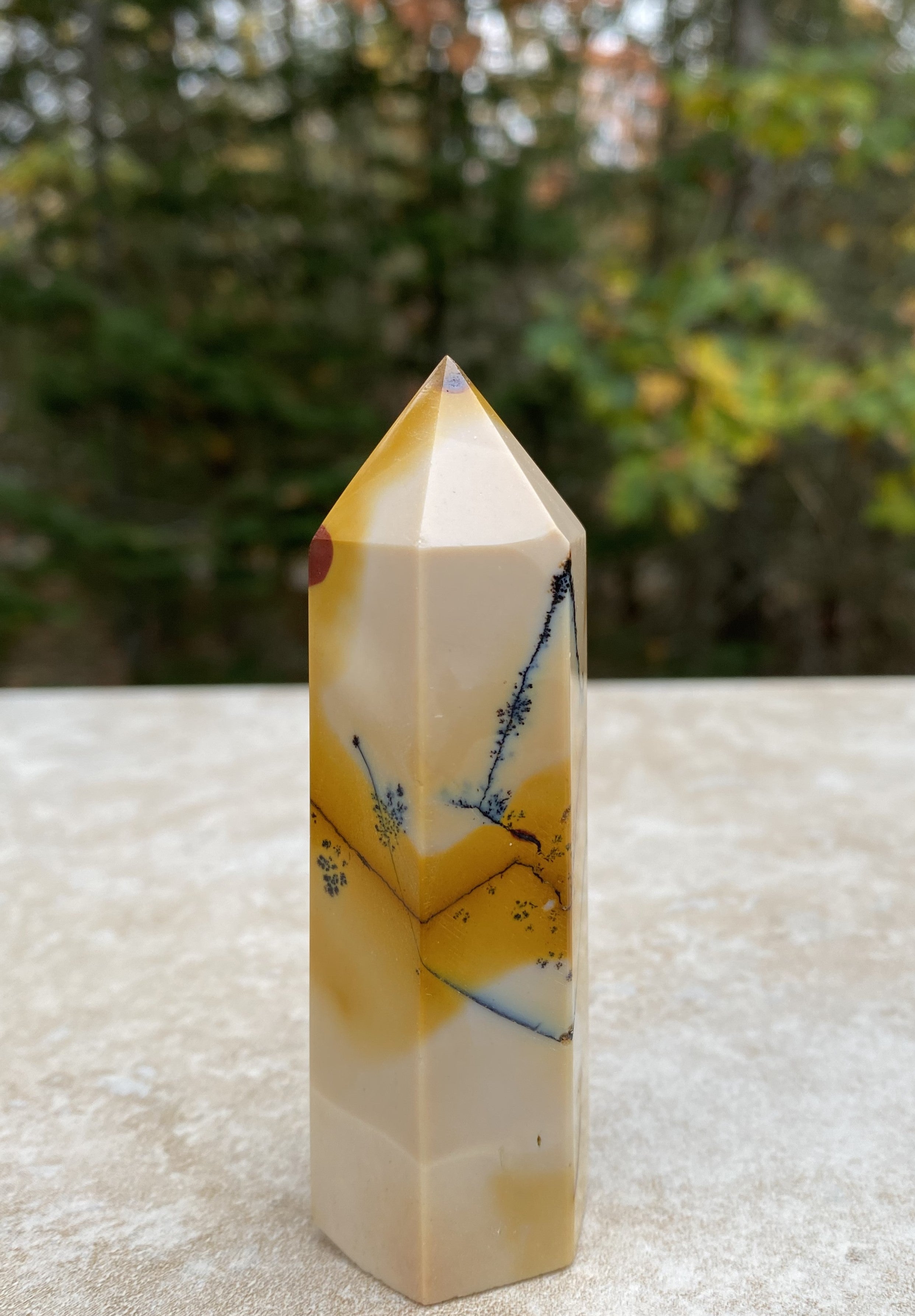 Mookaite Tower Point  Yellows  Grounding Protection 31252S