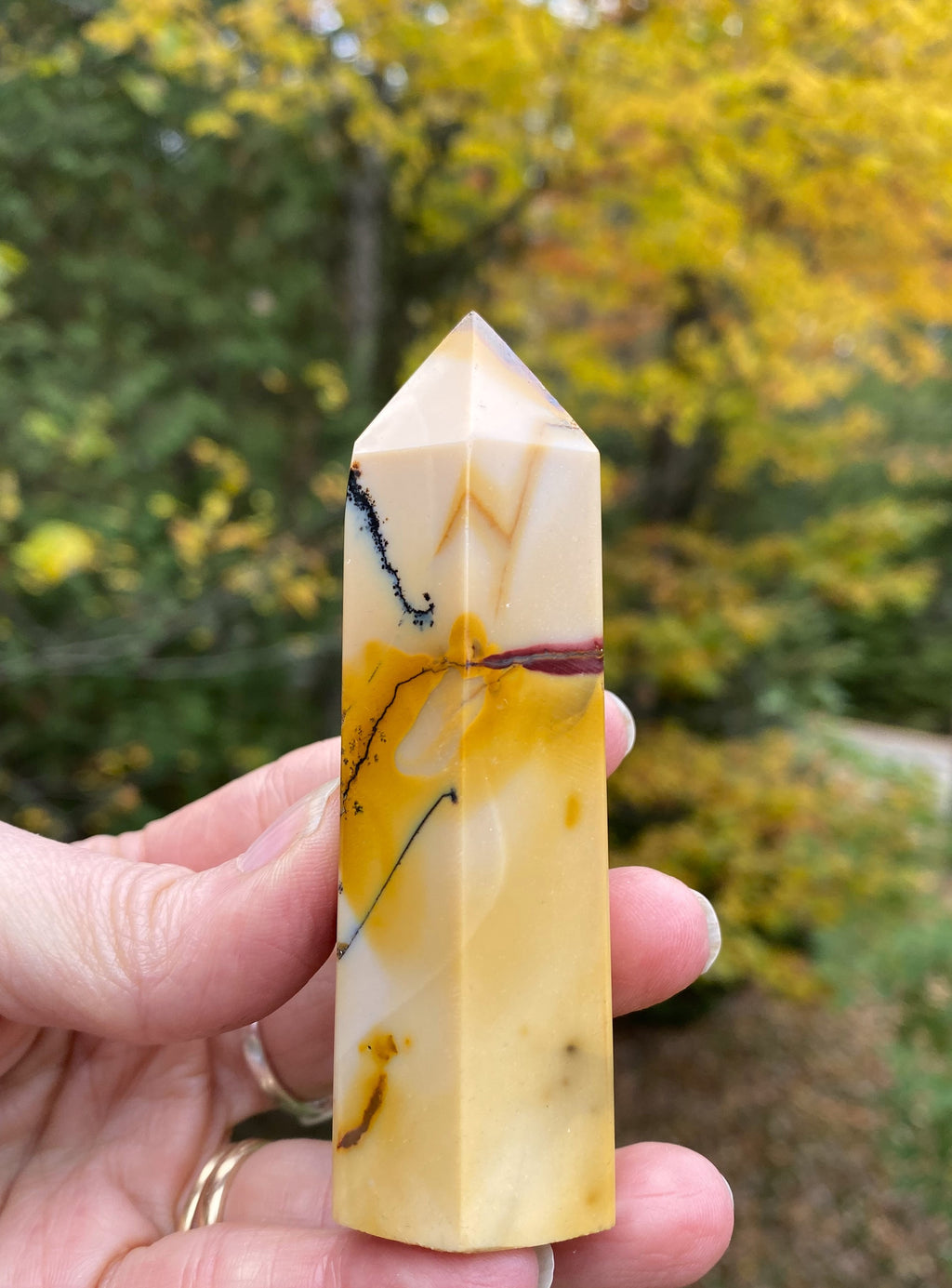 Mookaite Tower Point  Yellows  Grounding Protection 31252S