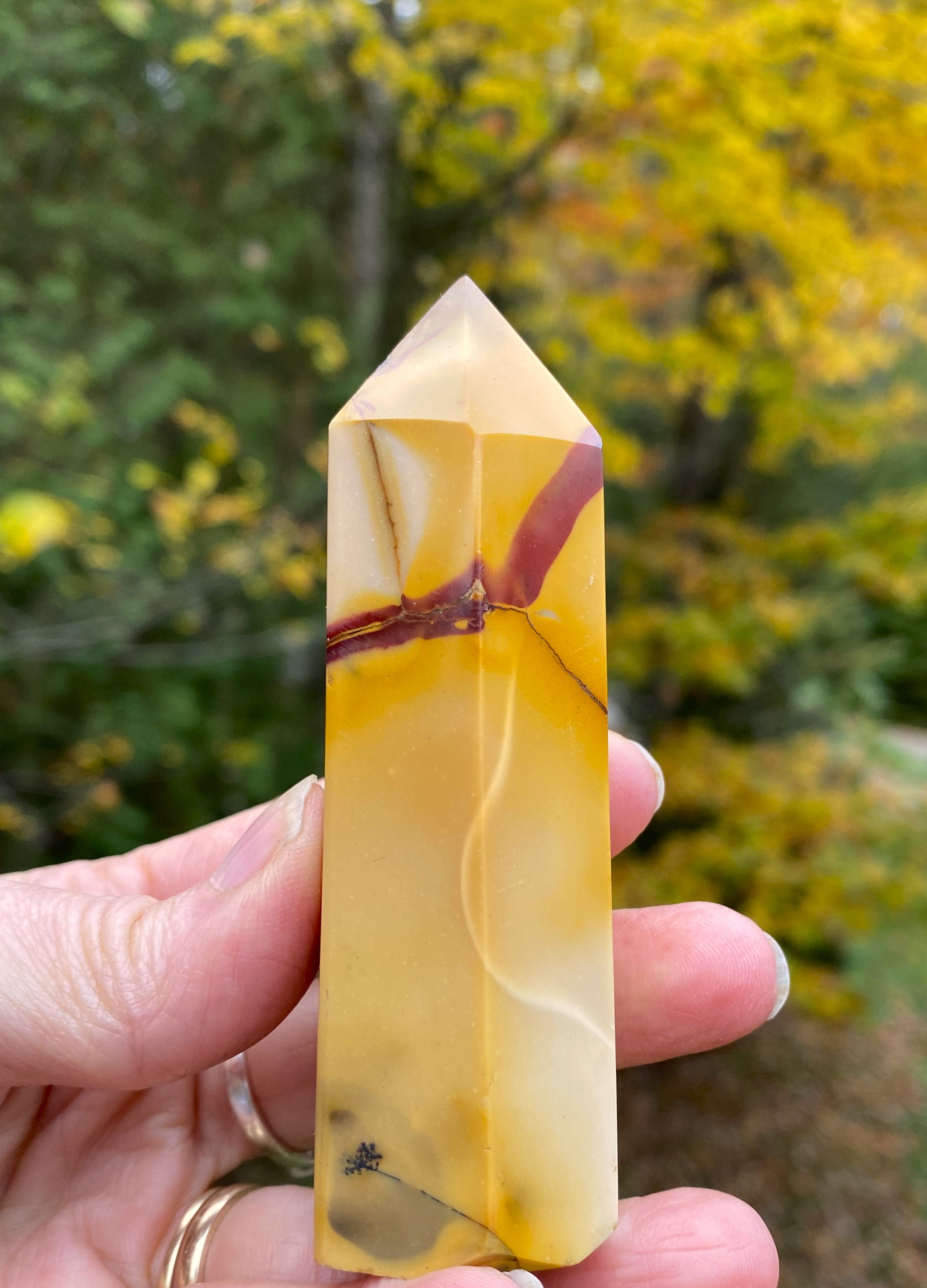 Mookaite Tower Point  Yellows  Grounding Protection 31252S