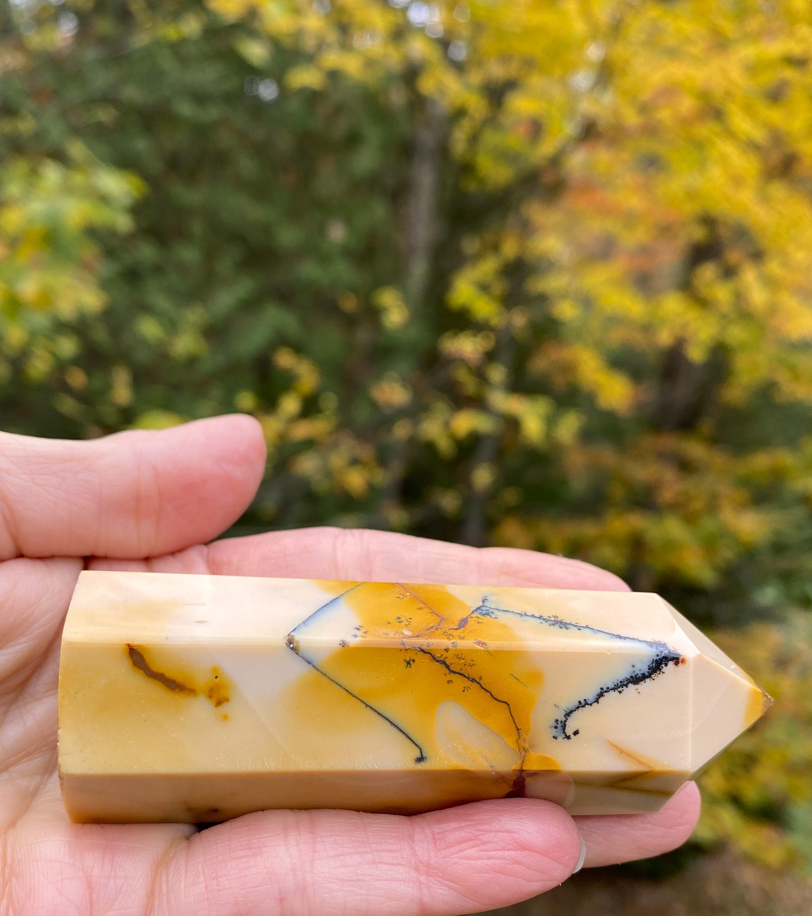 Mookaite Tower Point  Yellows  Grounding Protection 31252S