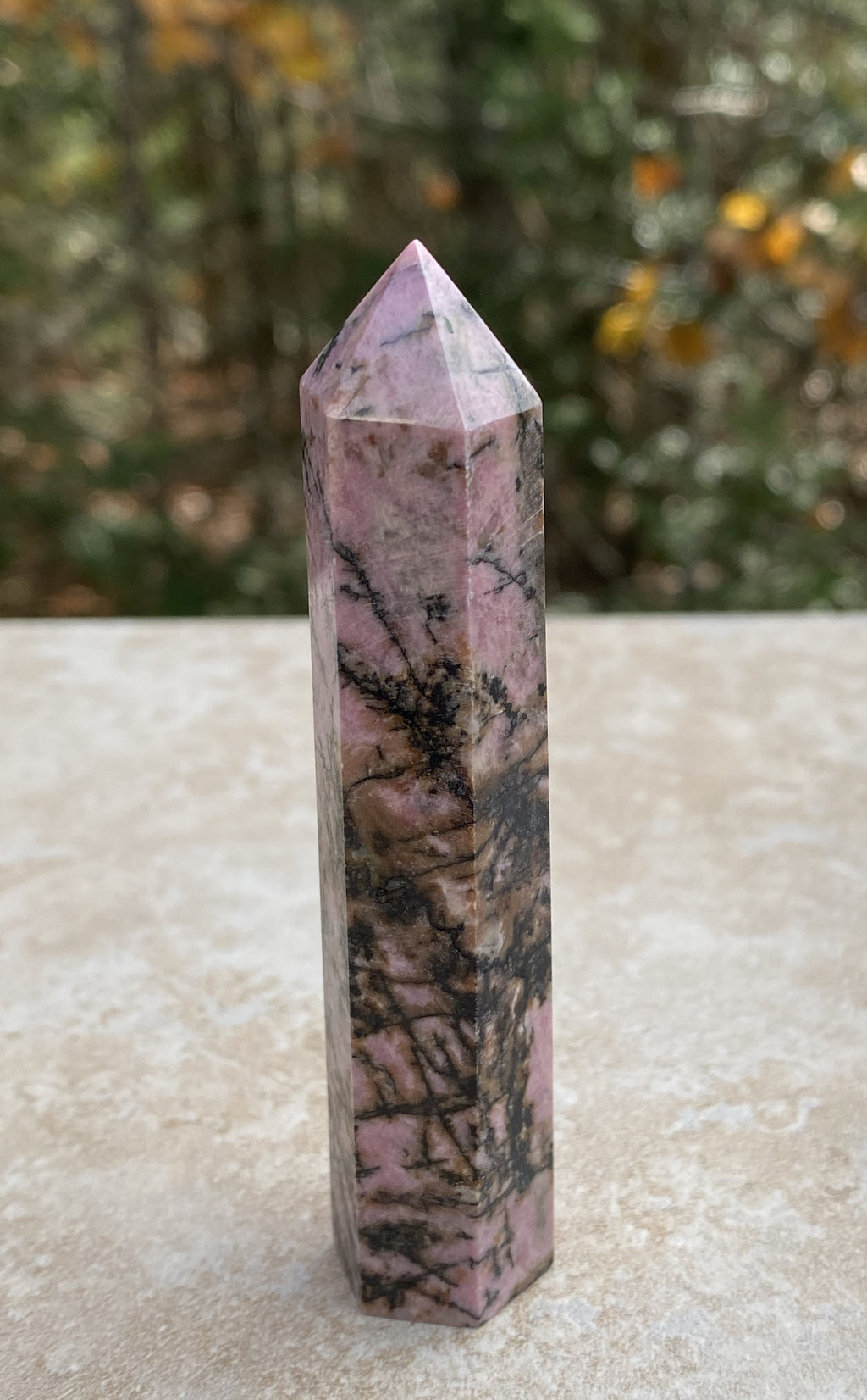 Rhodonite Point Tower  Love Forgiveness 31684S