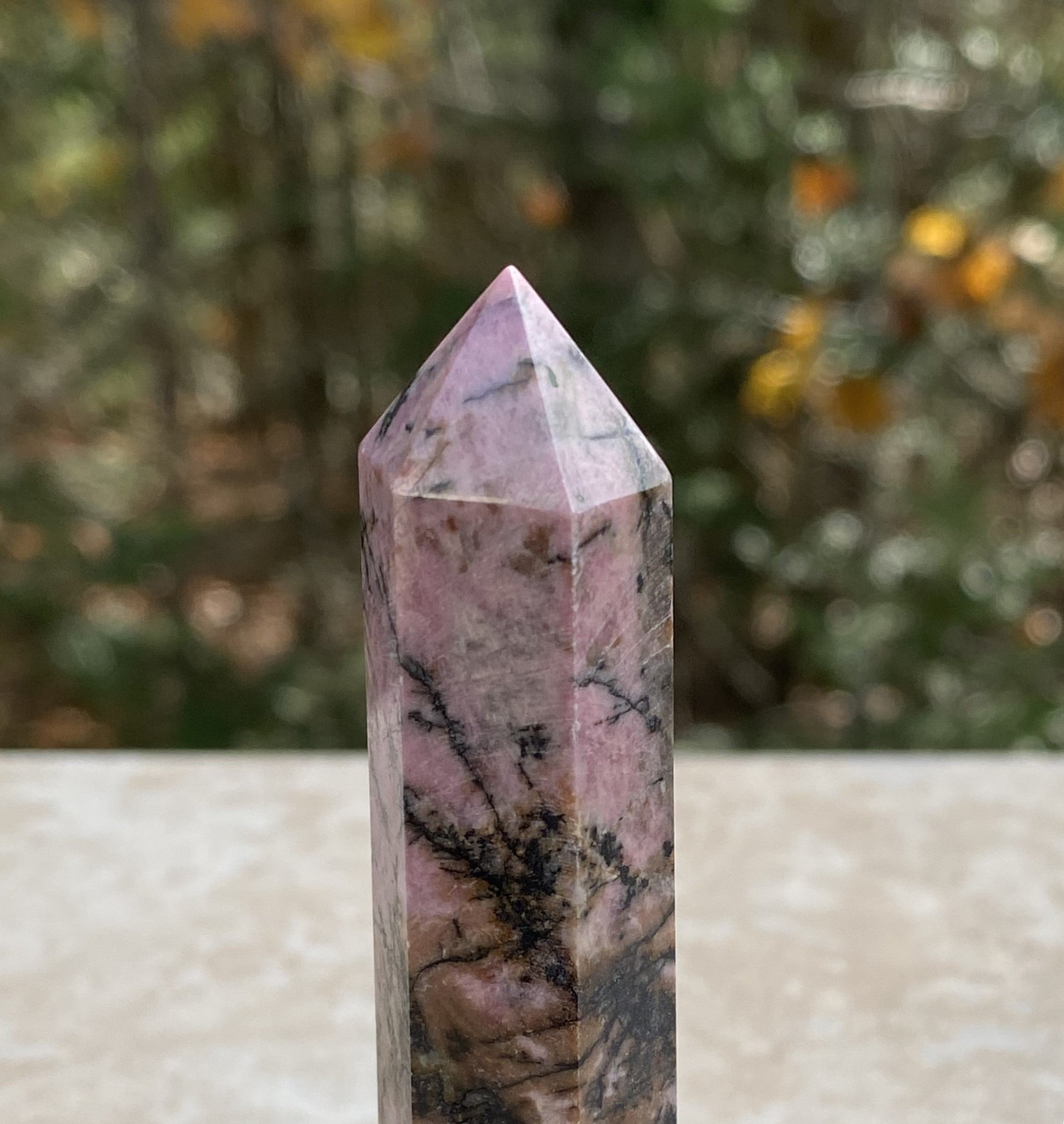 Rhodonite Point Tower  Love Forgiveness 31684S