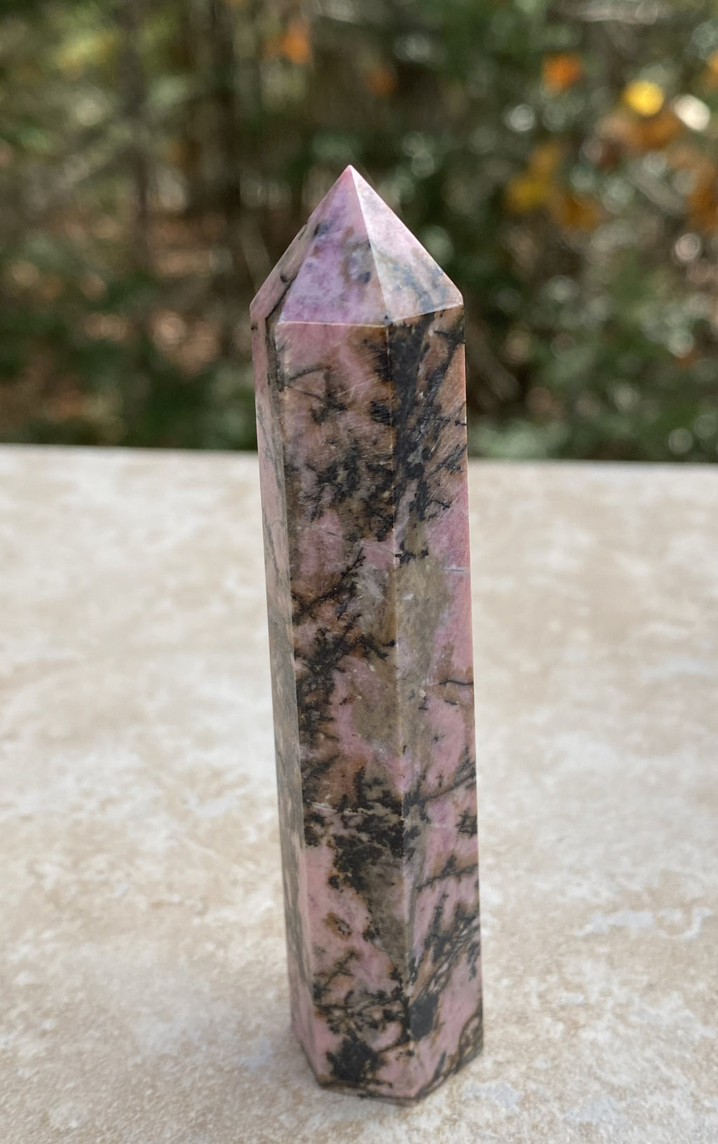 Rhodonite Point Tower  Love Forgiveness 31684S