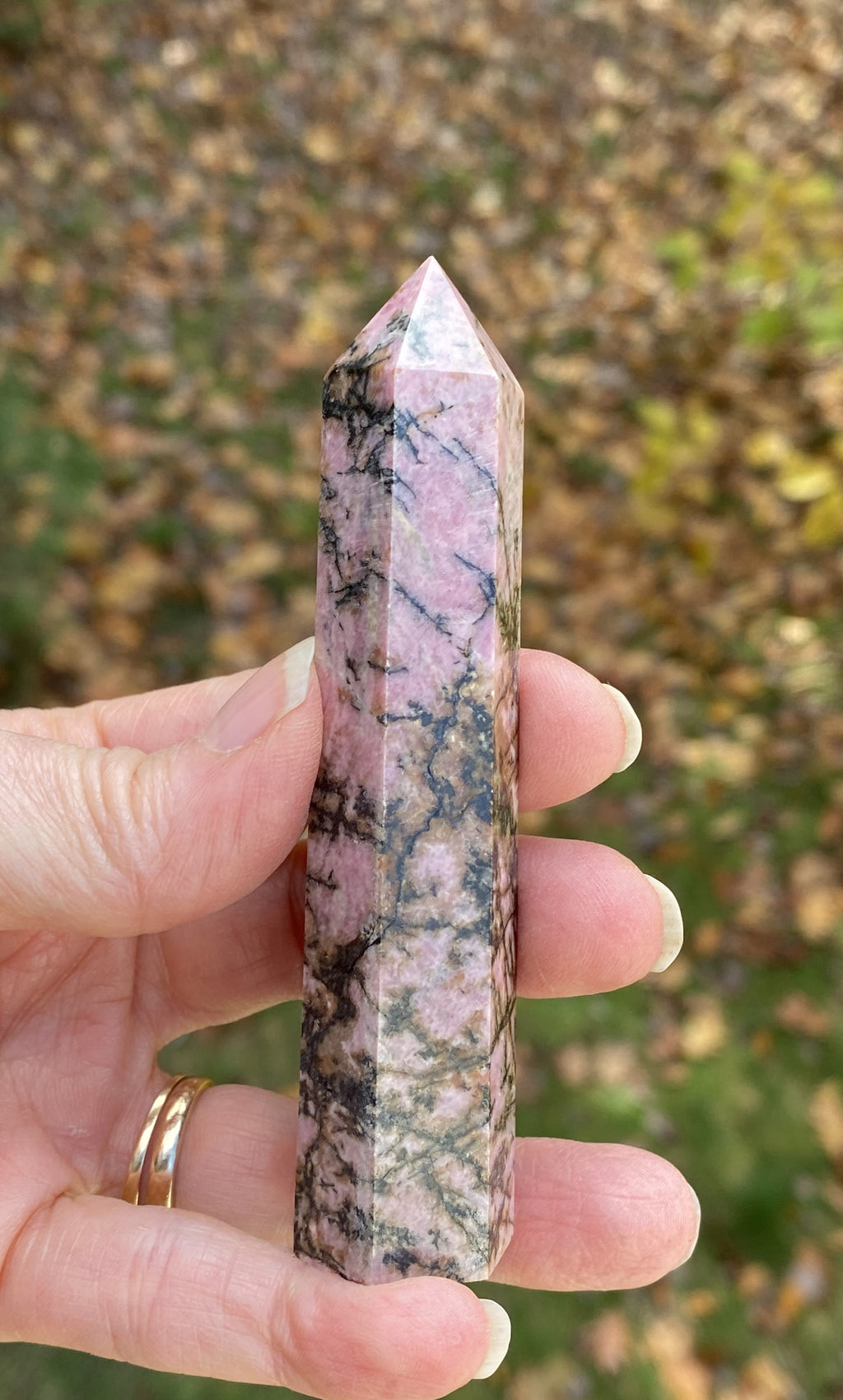 Rhodonite Point Tower  Love Forgiveness 31684S