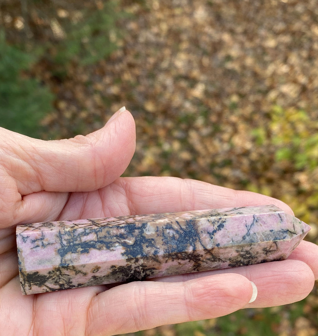 Rhodonite Point Tower  Love Forgiveness 31684S