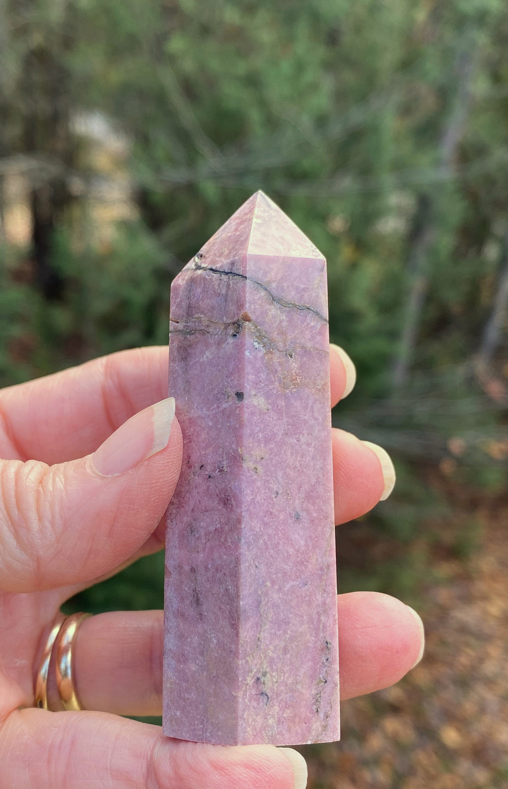 Rhodonite Point Tower  Love Forgiveness 31685S