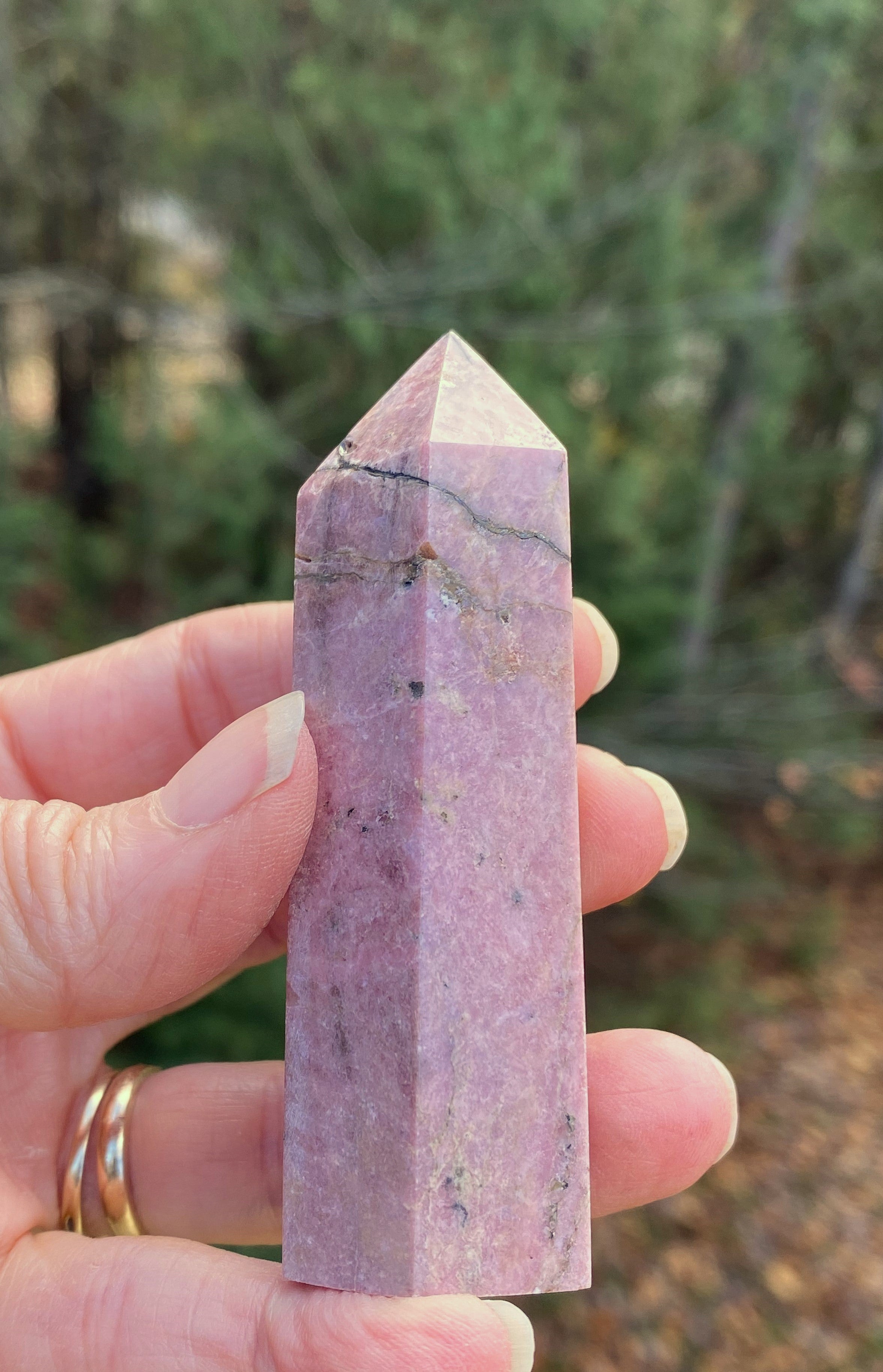 Rhodonite Point Tower  Love Forgiveness 31685S