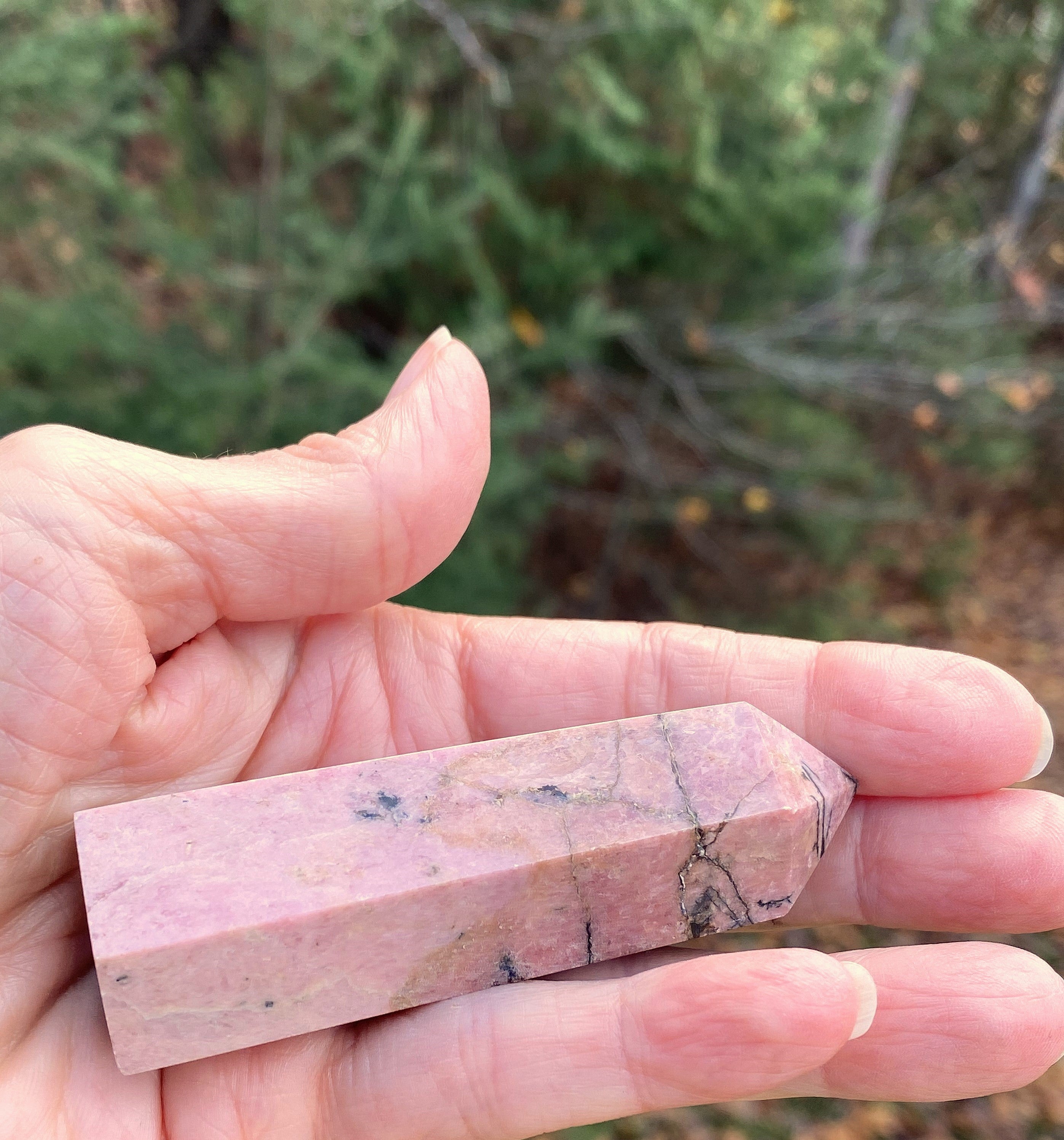 Rhodonite Point Tower  Love Forgiveness 31685S