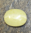 Serpentine Palm Stone  Green Yellow  Healing Wisdom Clearing 31719S