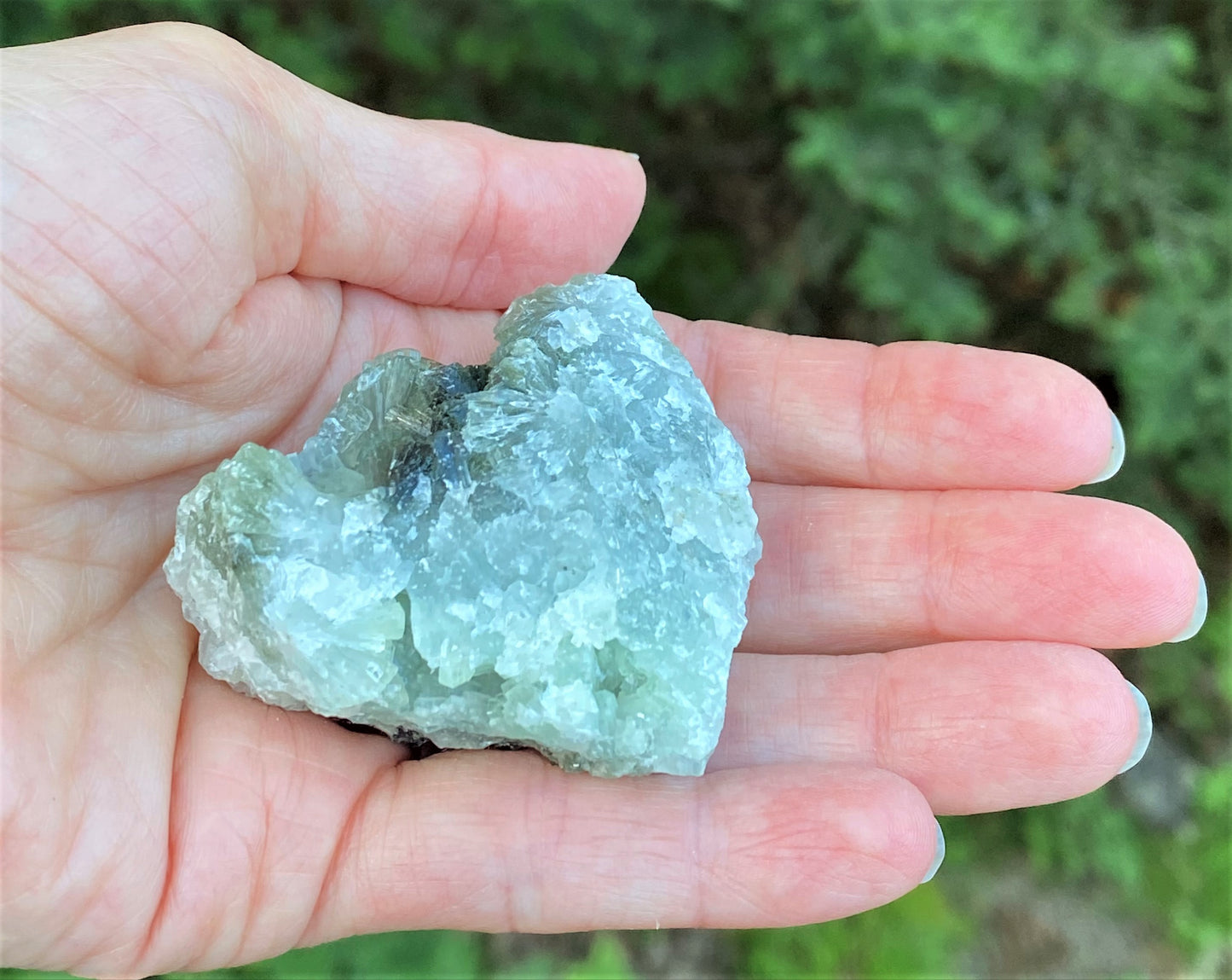 Prehnite Epidote Raw Piece  Healing Protective Harmony 29010S