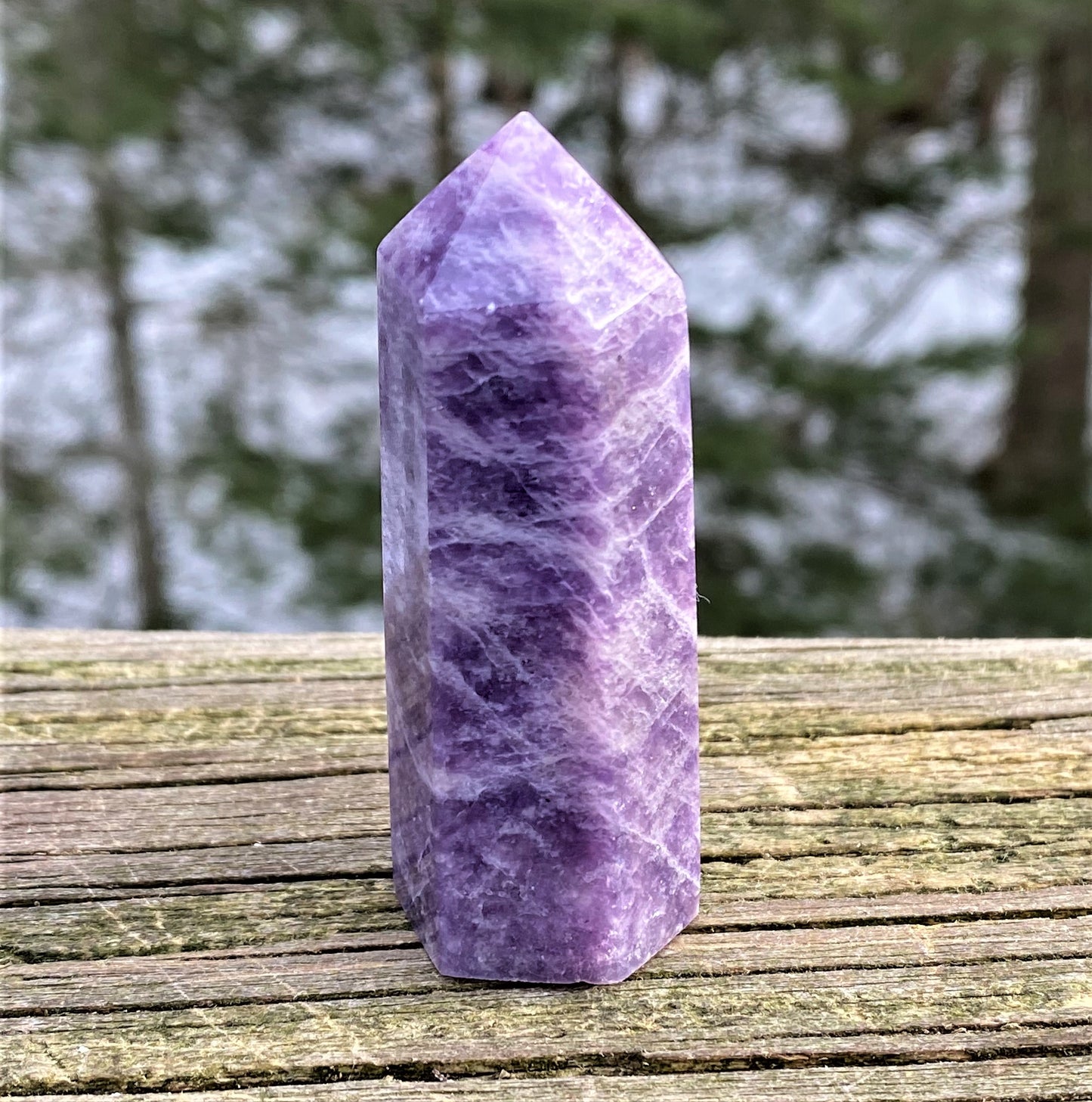 Lepidolite Point  Emotional Balance Calm 28400S