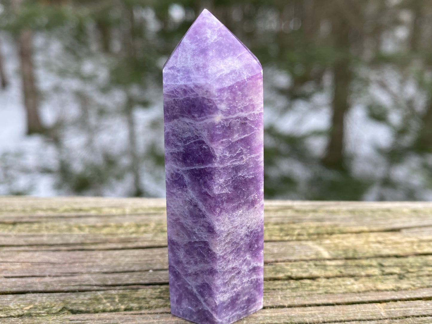 Lepidolite Point  Emotional Balance Calm 28400S