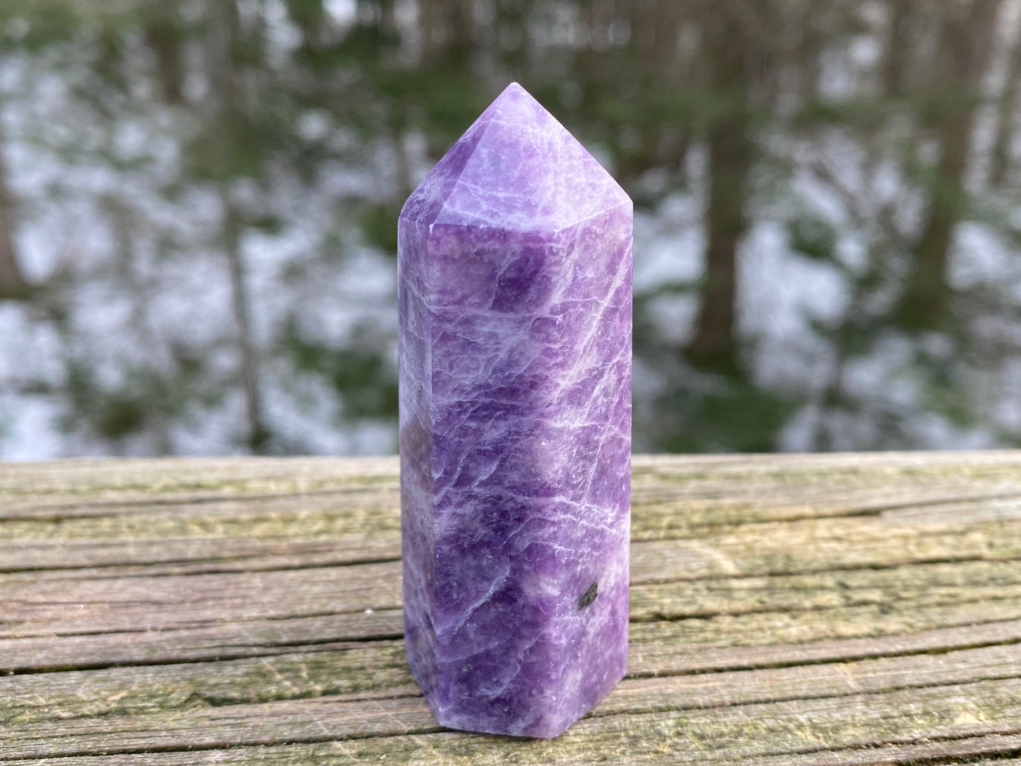 Lepidolite Point  Emotional Balance Calm 28400S