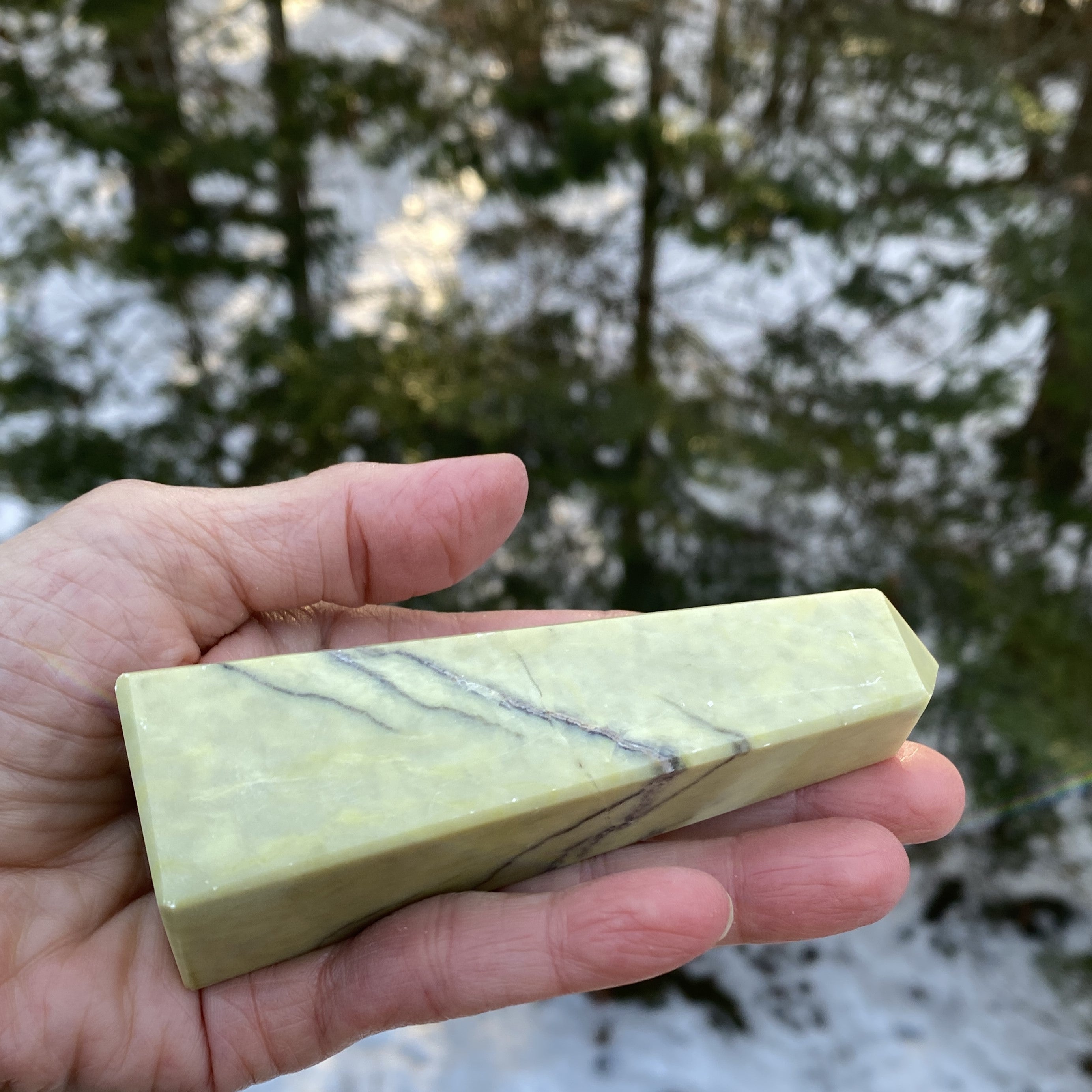 Serpentine Obelisk Point  Healing Wisdom Clearing 31167S