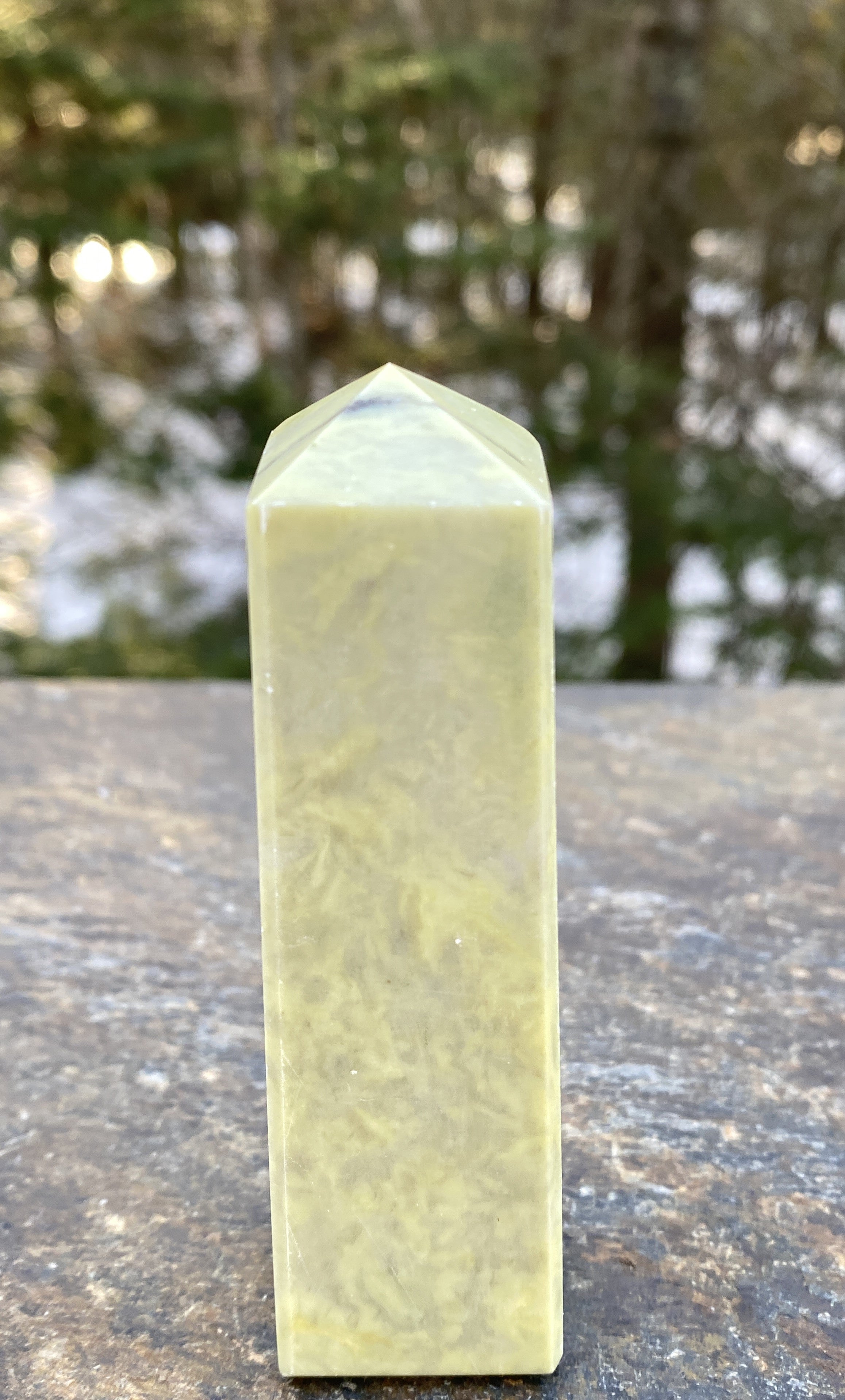 Serpentine Obelisk Point  Healing Wisdom Clearing 31168S