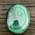 Malachite  Medium Palm Stone  Protection Abundance 31148S