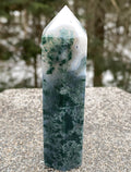 Moss Agate Point Tower  New Beginnings Wealth 31174S