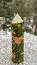 Unakite Tower Point  Protection Meditation 31170S
