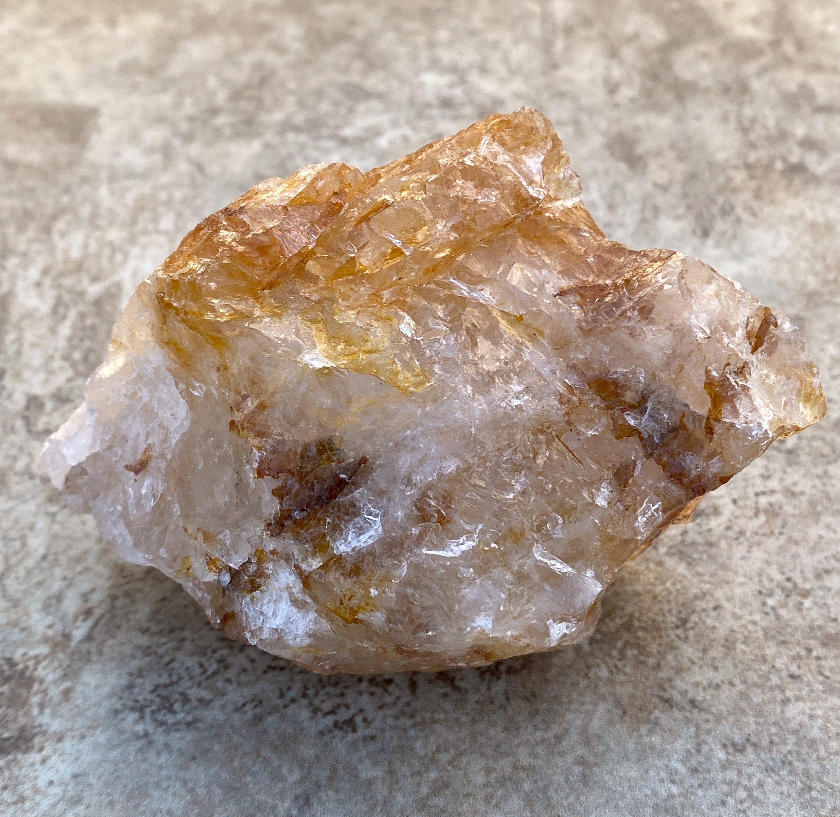 Golden Healer Quartz  Raw Specimen  Healing Protection 31181S