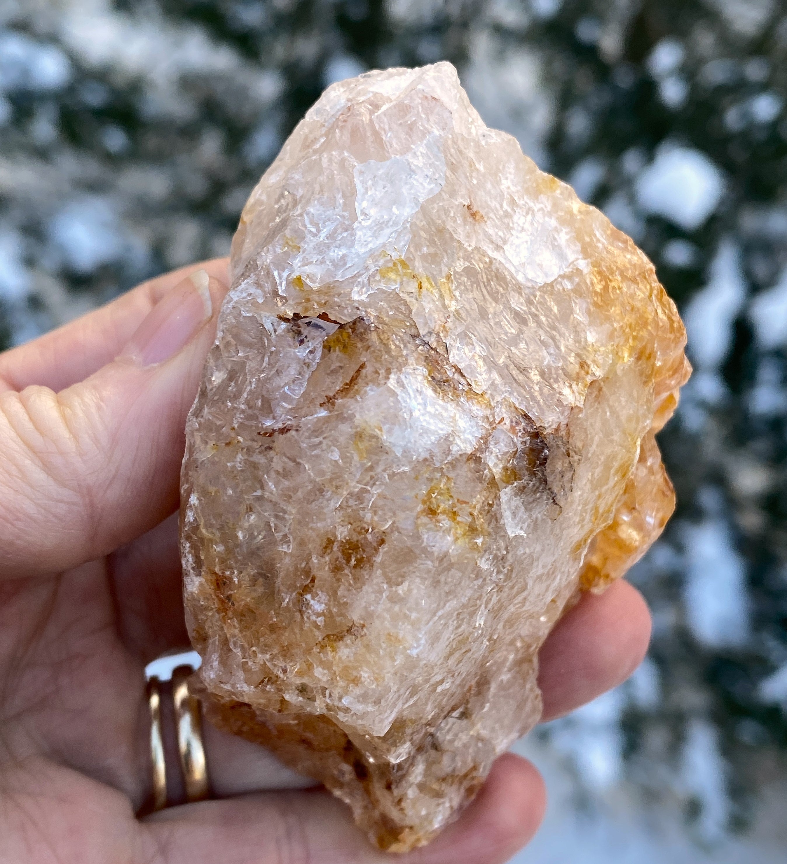 Golden Healer Quartz  Raw Specimen  Healing Protection 31181S