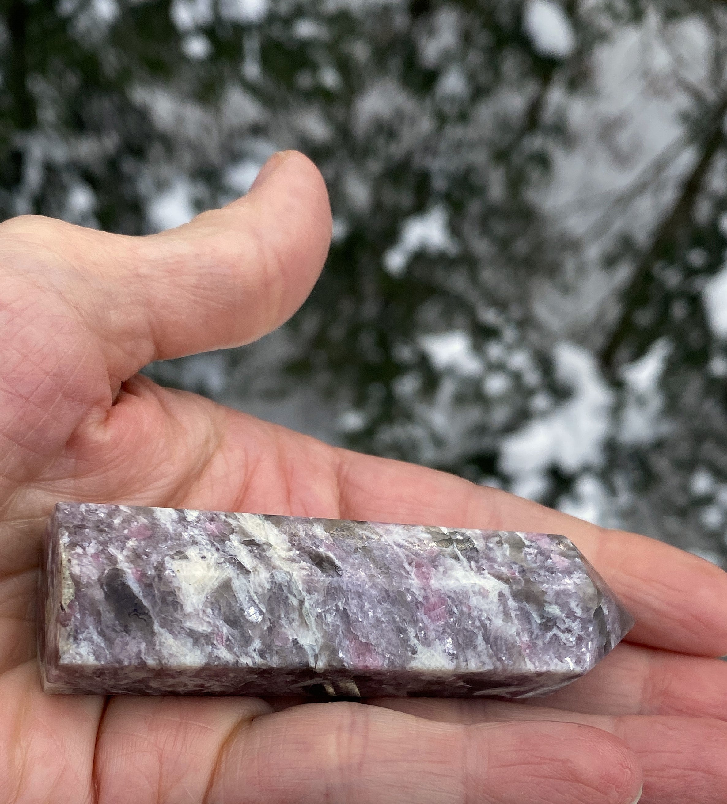 Rubellite Pink Tourmaline Point Tower  Love Grounding Protection 31189S