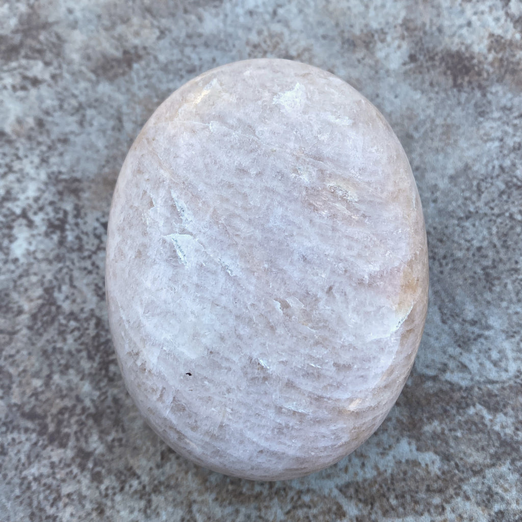 Moonstone Palm Stone  Abundance Protection 31227S