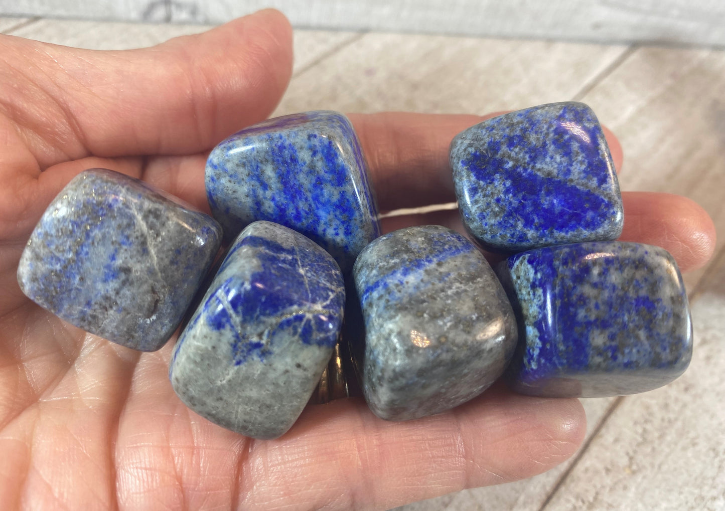 Lapis Lazuli Blue  Pocket Stone  Protection Psychic Abilities Truth 28447S