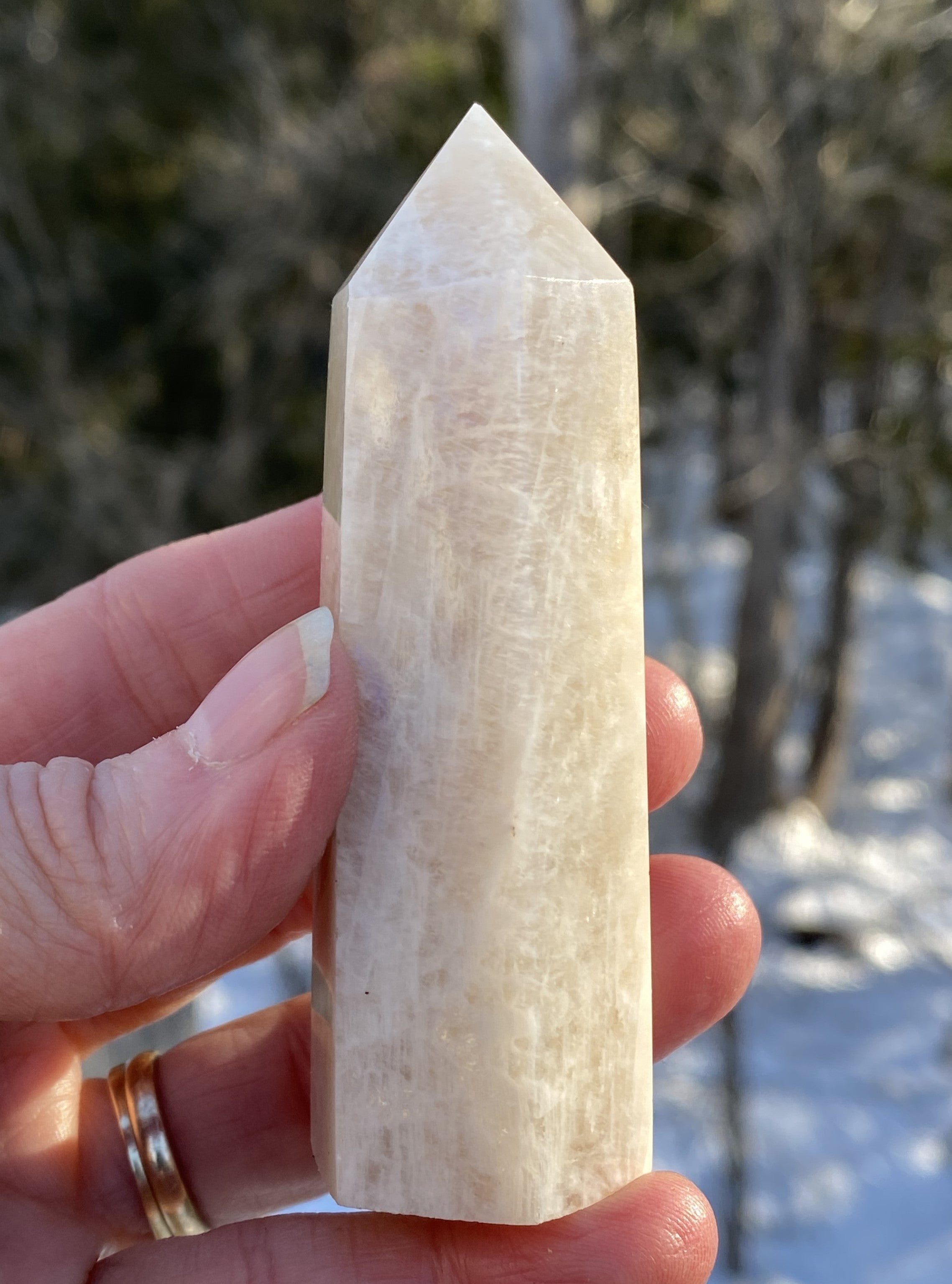 Moonstone Point Tower  Intuitive Anxiety Protection 31716S