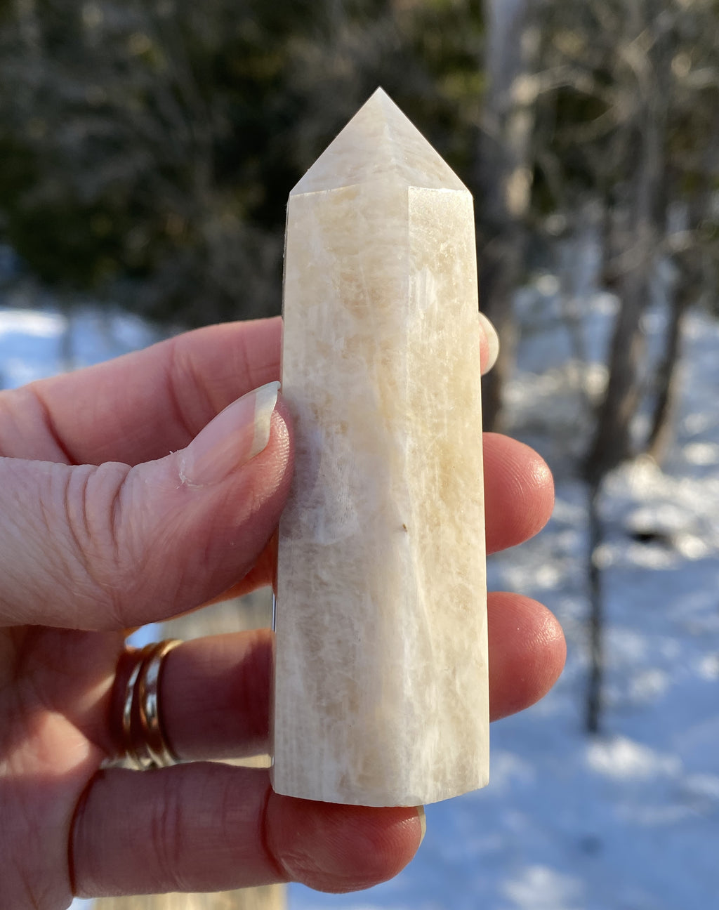 Moonstone Point Tower  Intuitive Anxiety Protection 31716S
