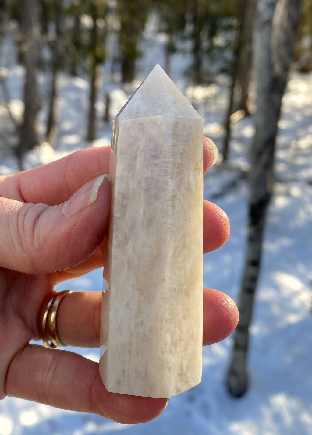 Moonstone Point Tower  Intuitive Anxiety Protection 31716S