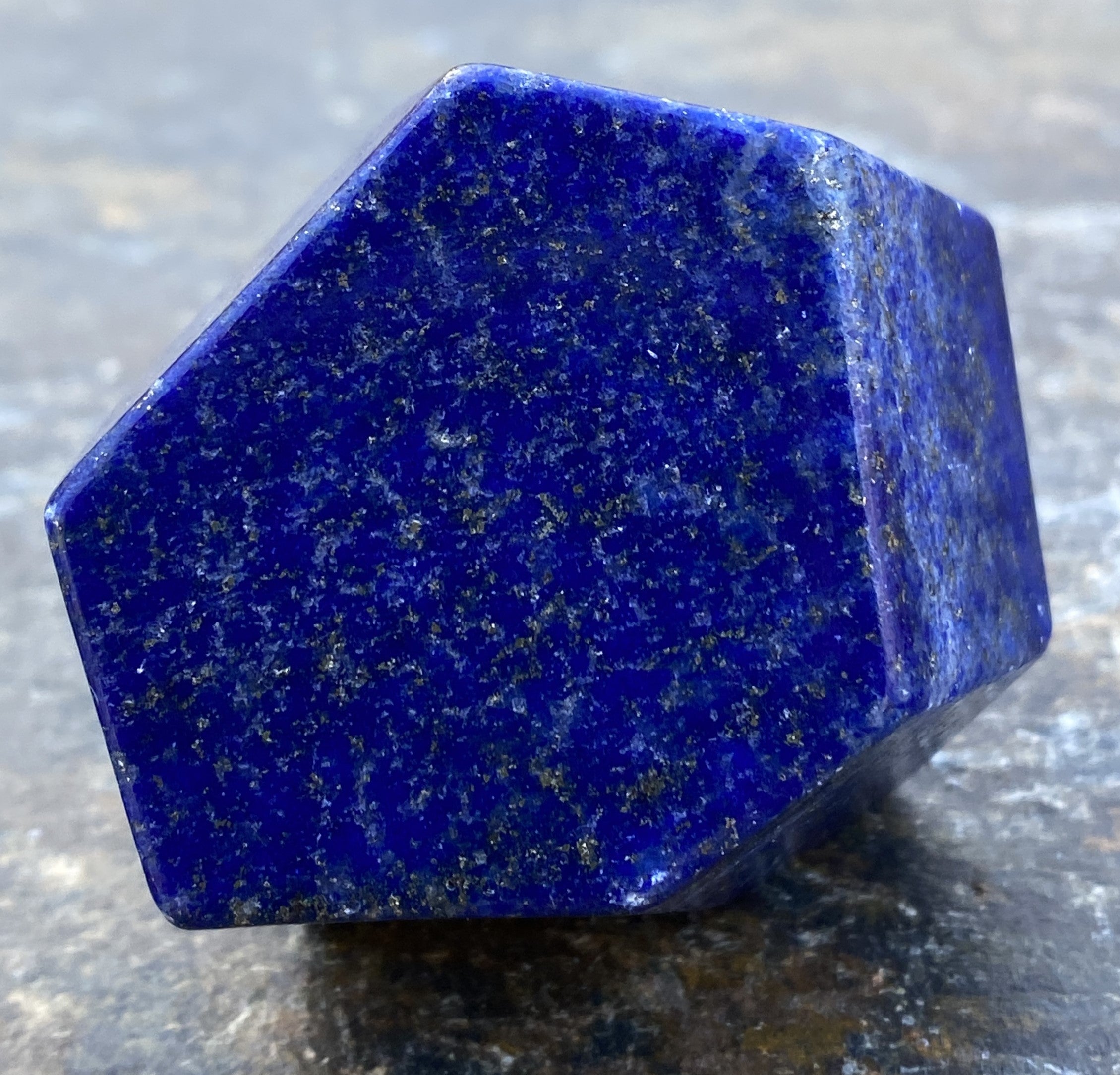 Lapis Lazuli  Freeform  Palm Stone  Blue  Protection Truth 31237S